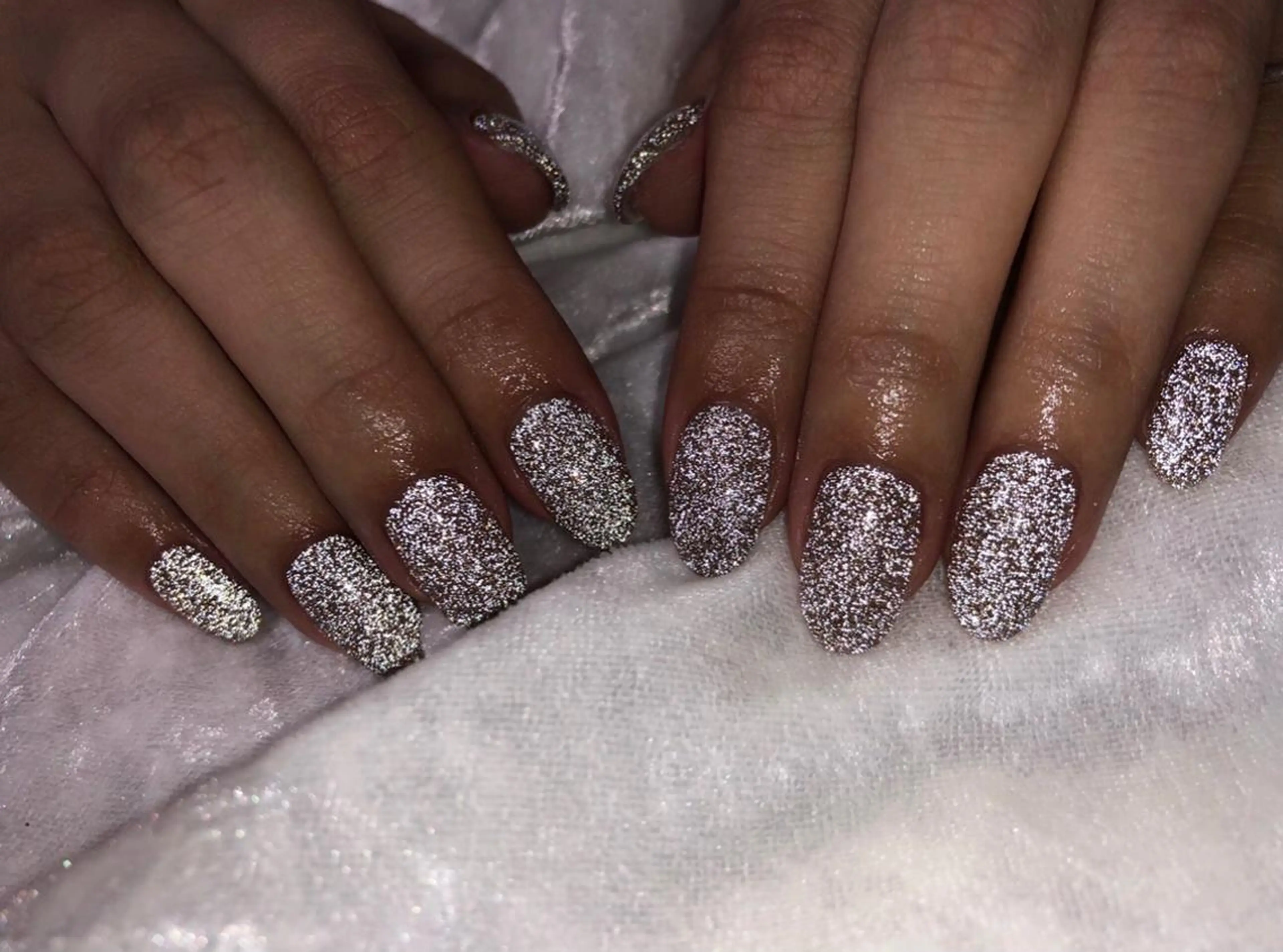 ネイル フラッシュネイル パラあり！フィルイン 美フォルムのネイルデザイン