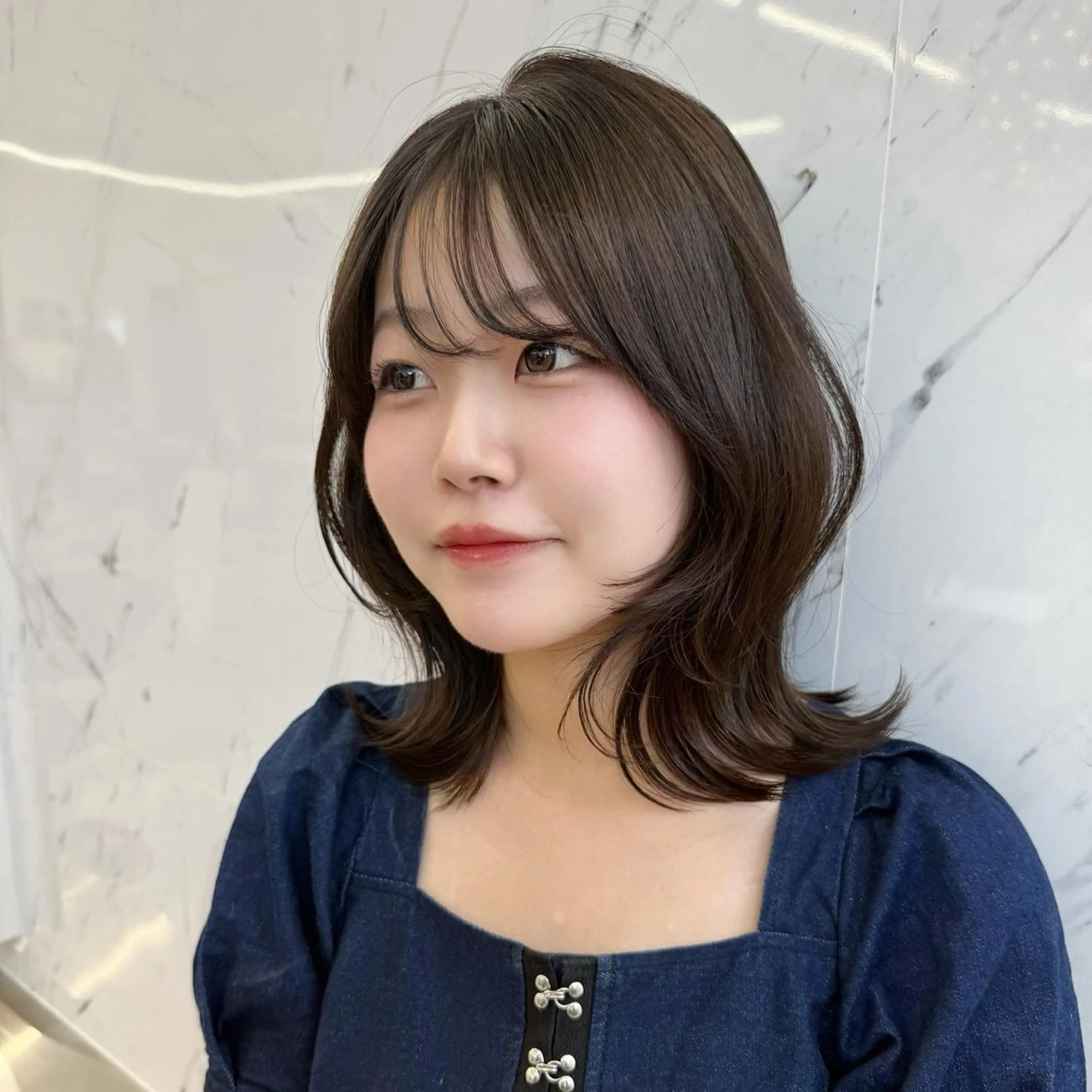 ミディアム カット ヘアカラー トリートメント ParveMix 🪽鳥取彩花のヘアスタイル