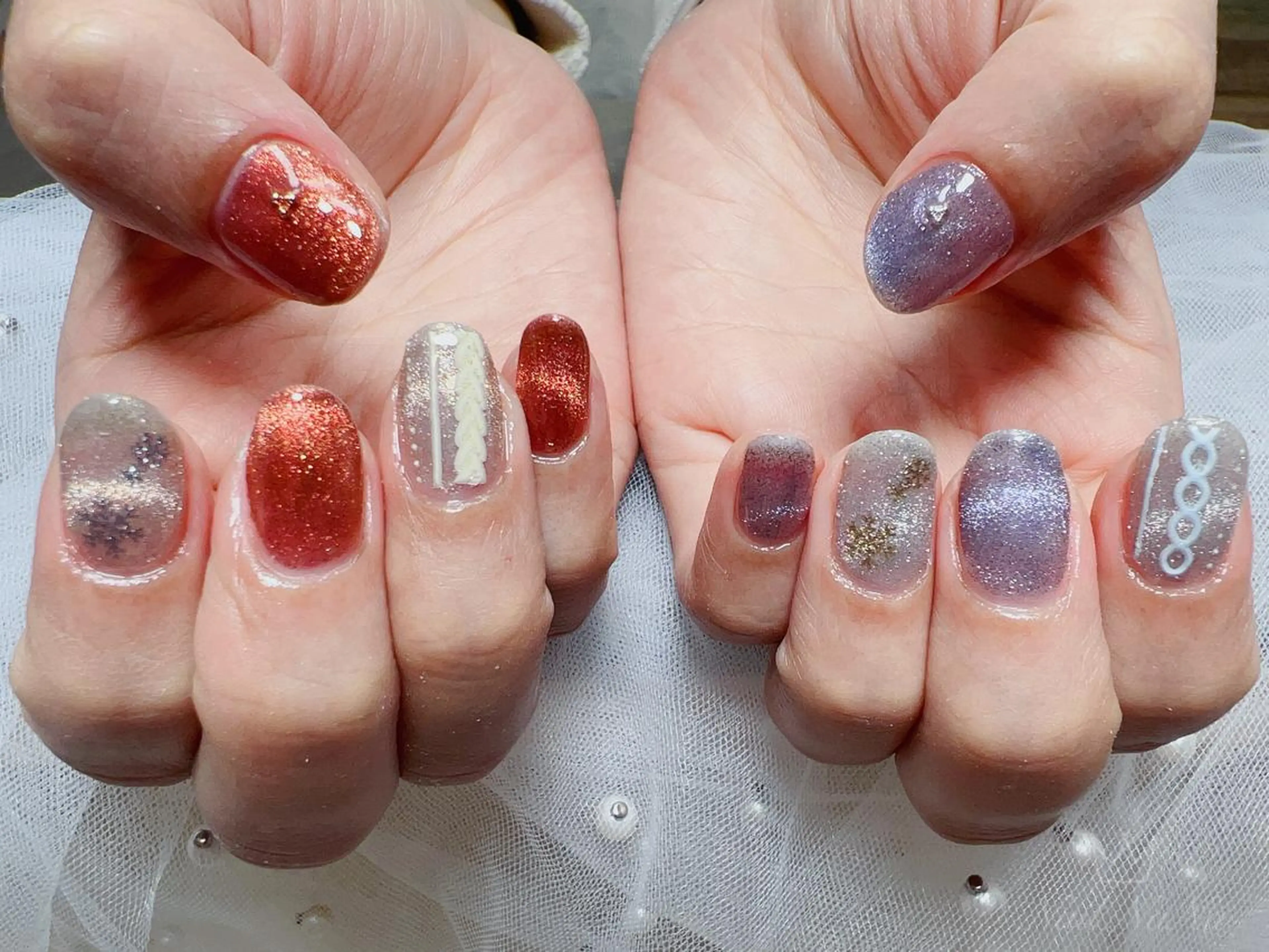 ショート カラー ネイル ハンドネイル Nail NaNaのネイルデザイン