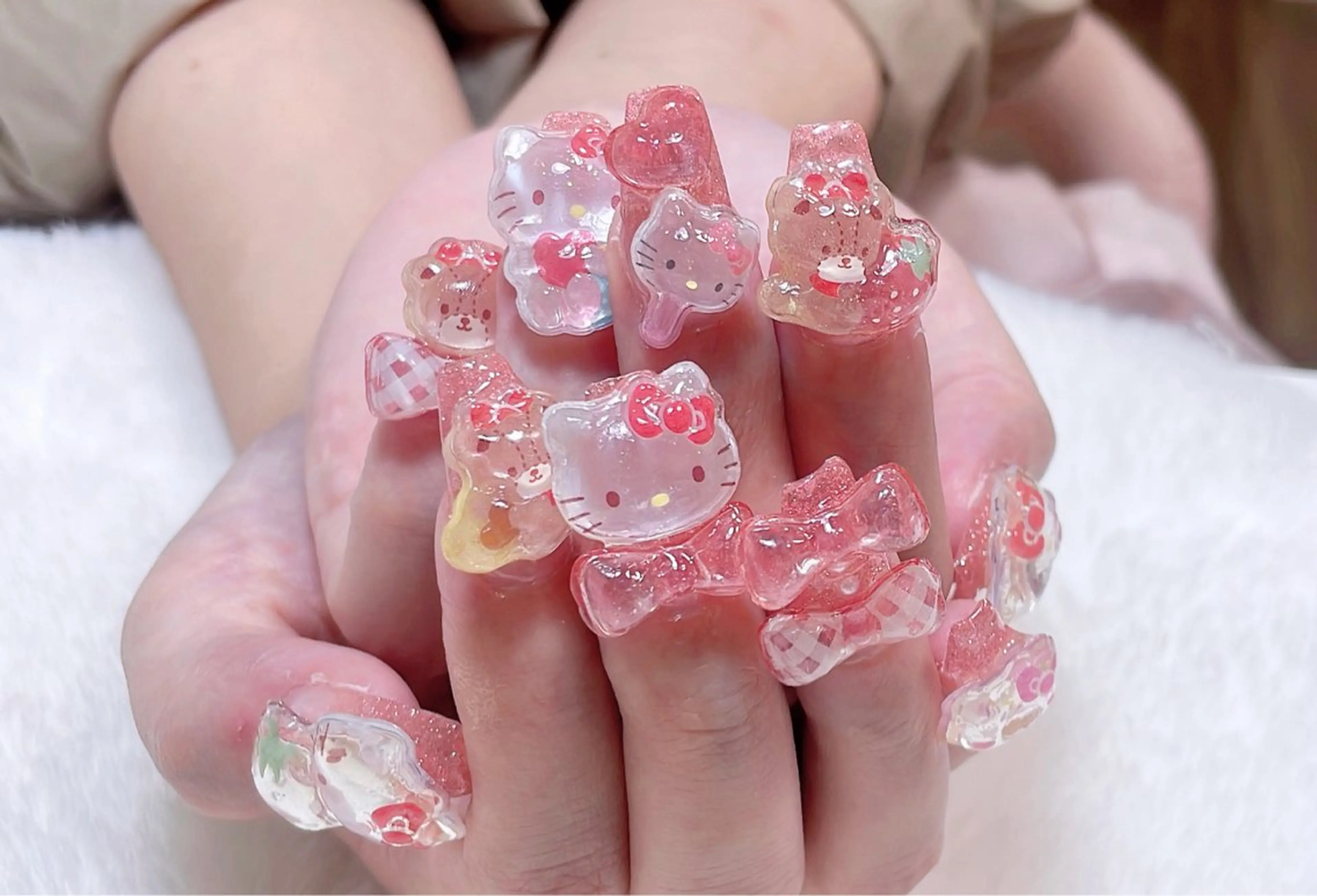 ネイル アートネイル フットネイル ジェルネイル マグネットネイル 持ち込み ハンドネイル B·U Nail大宮 長さだし専門店のネイルデザイン