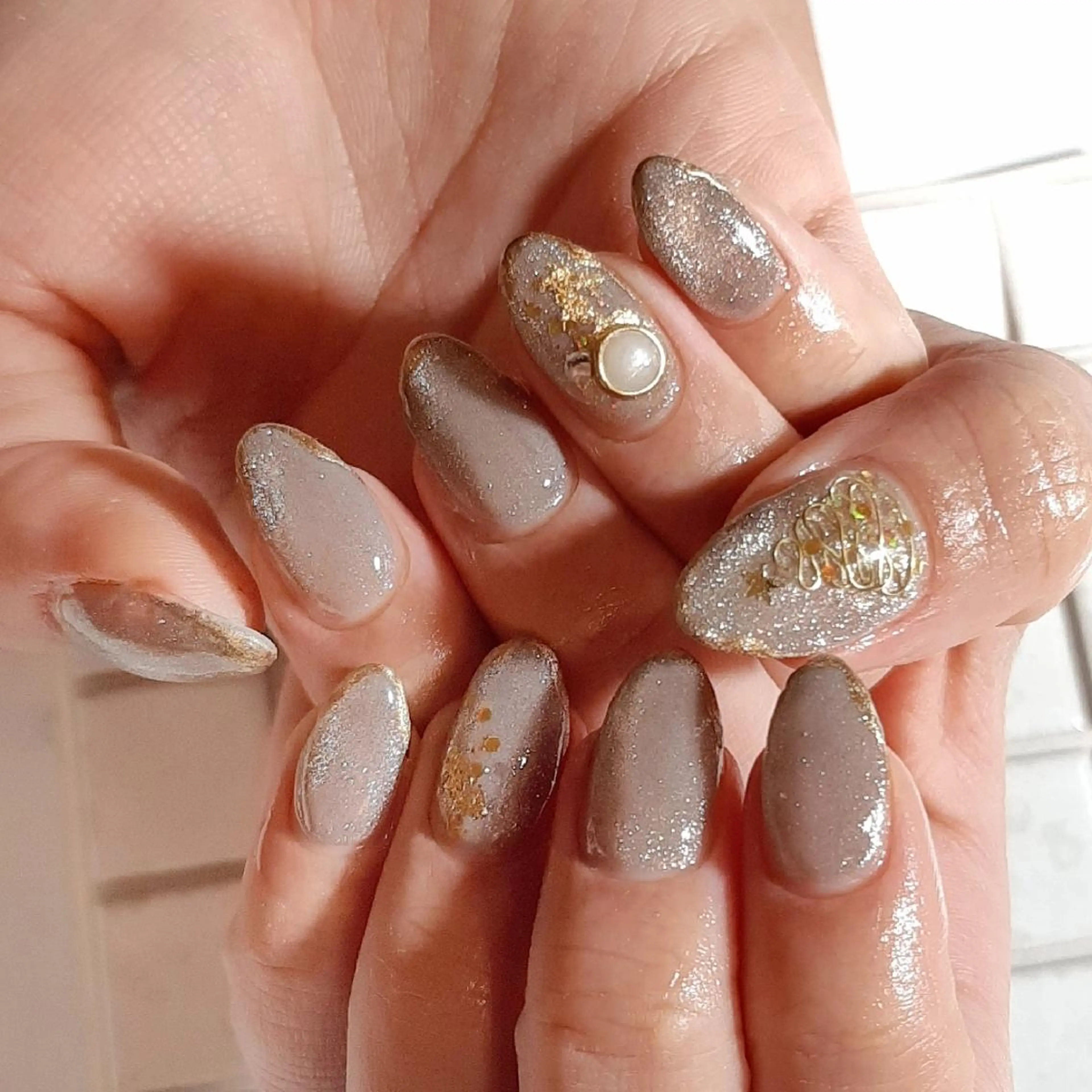 ネイル 冬ネイル クリスマス ハンドネイル private salon mieのネイルデザイン