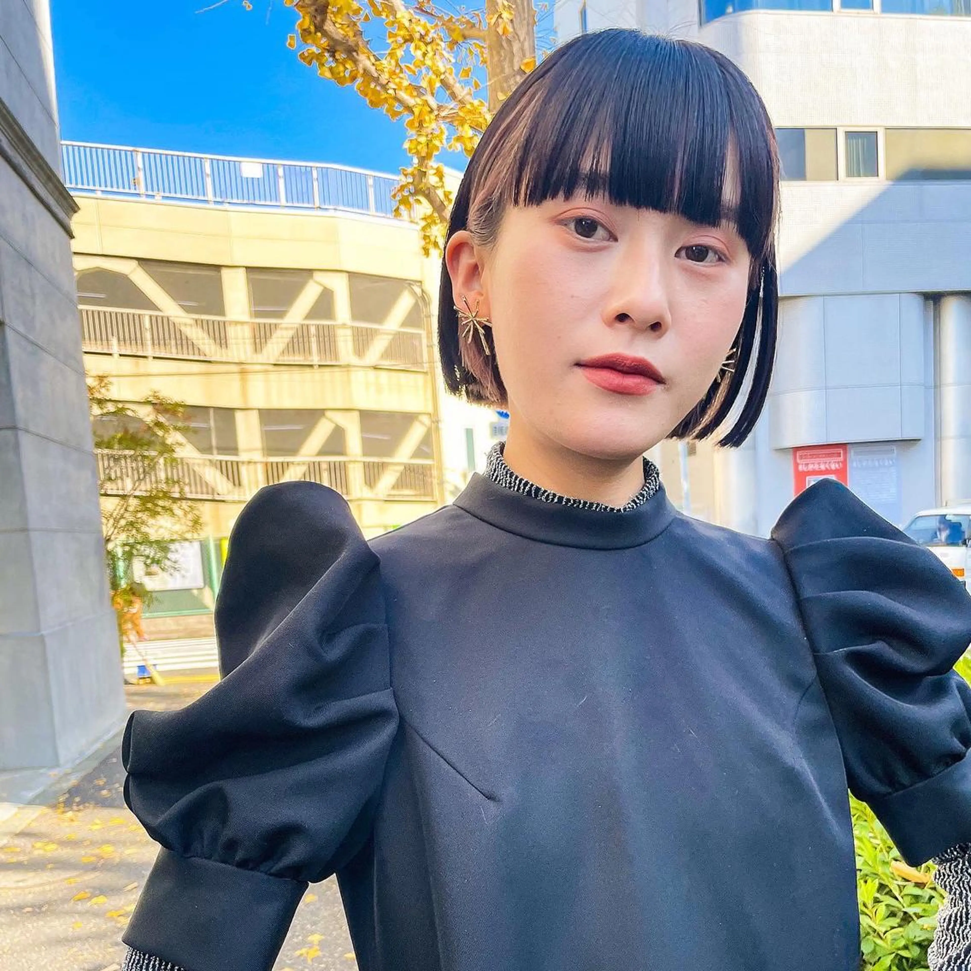 ショート ボブ ショートヘア ヘアカラー 河原 亮のヘアスタイル