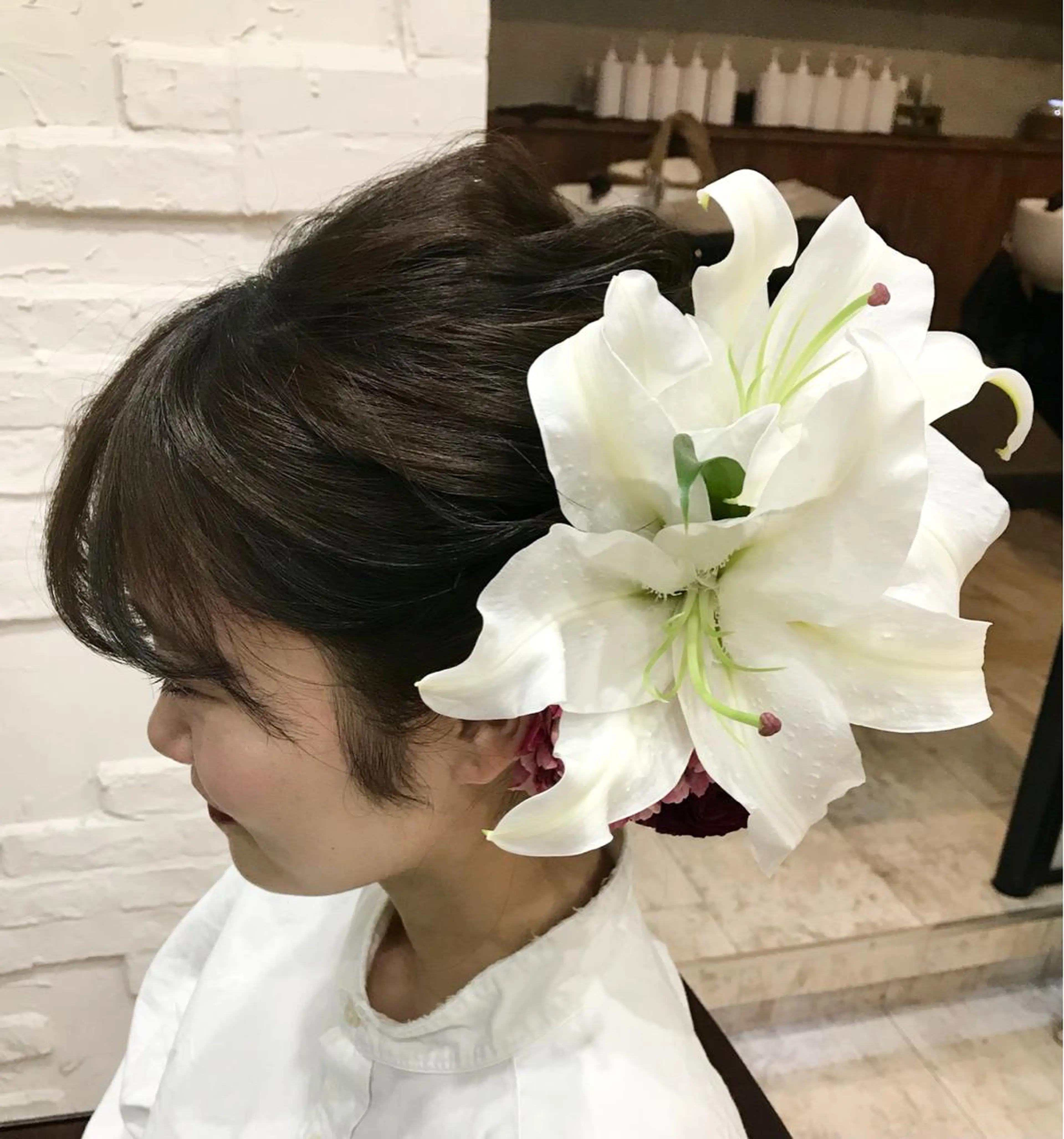 セミロング まつパ・ヘアセット ♡Chinami♡のマツエク・マツパデザイン