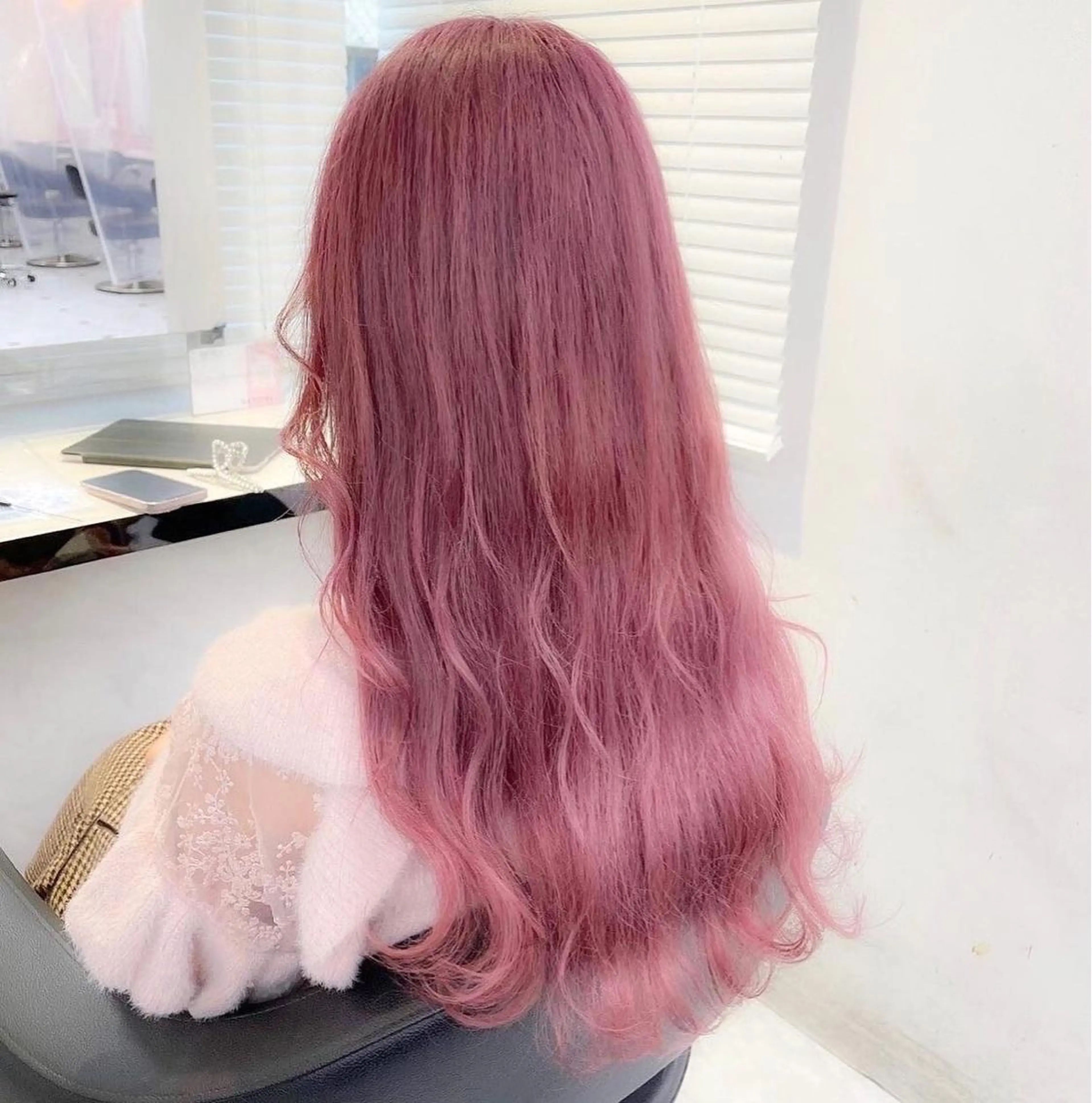 ロング ヘアカラー トリートメント ヘアセット 💖ダブルカラー💖 chihiro🌸のヘアスタイル