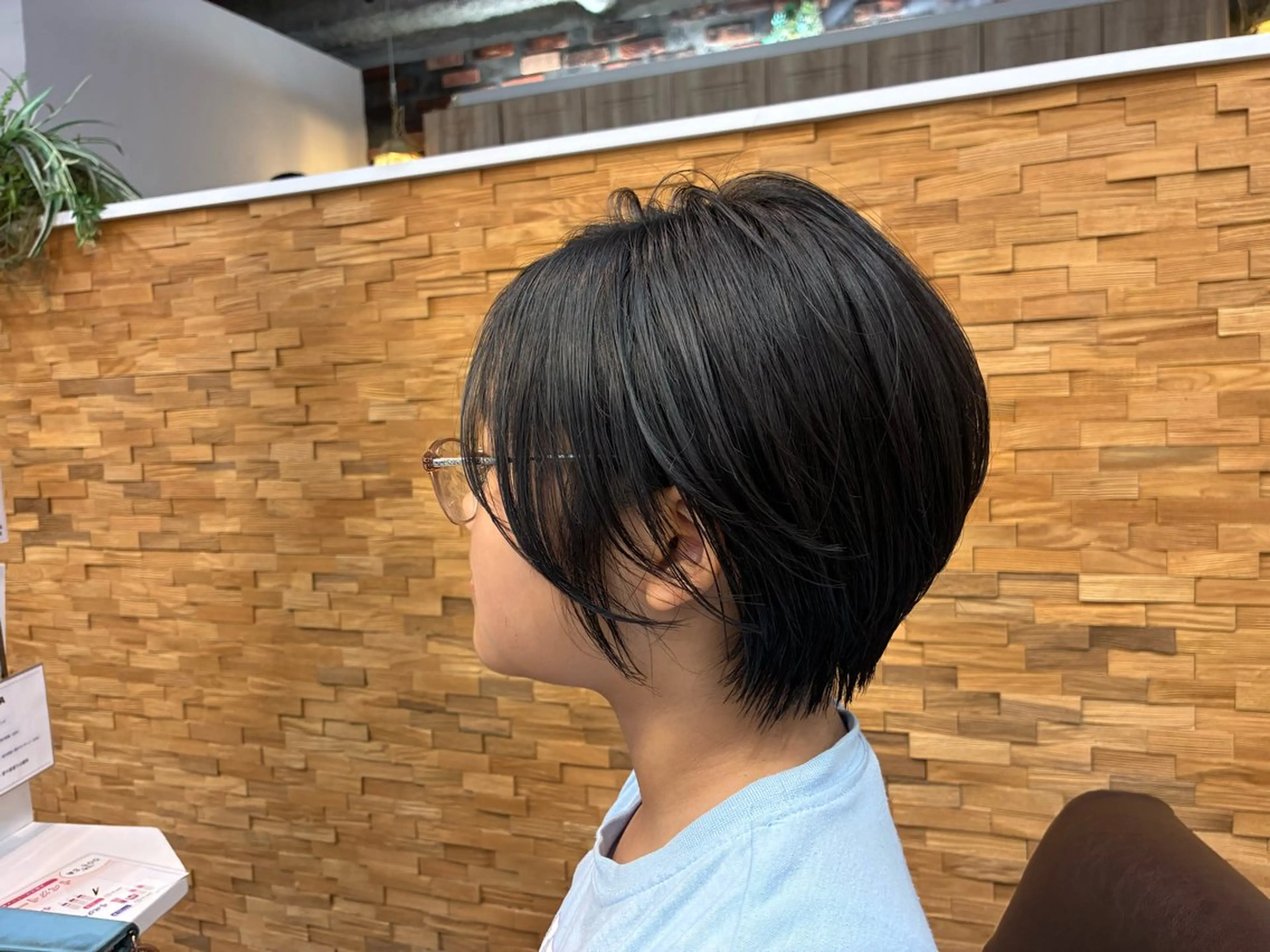 ショート キッズ ショートボブ ショートレイヤー 丸みショート ボブ くびれヘア カット トリートメント Ai まとまる 縮毛矯正/ショートのヘアスタイル