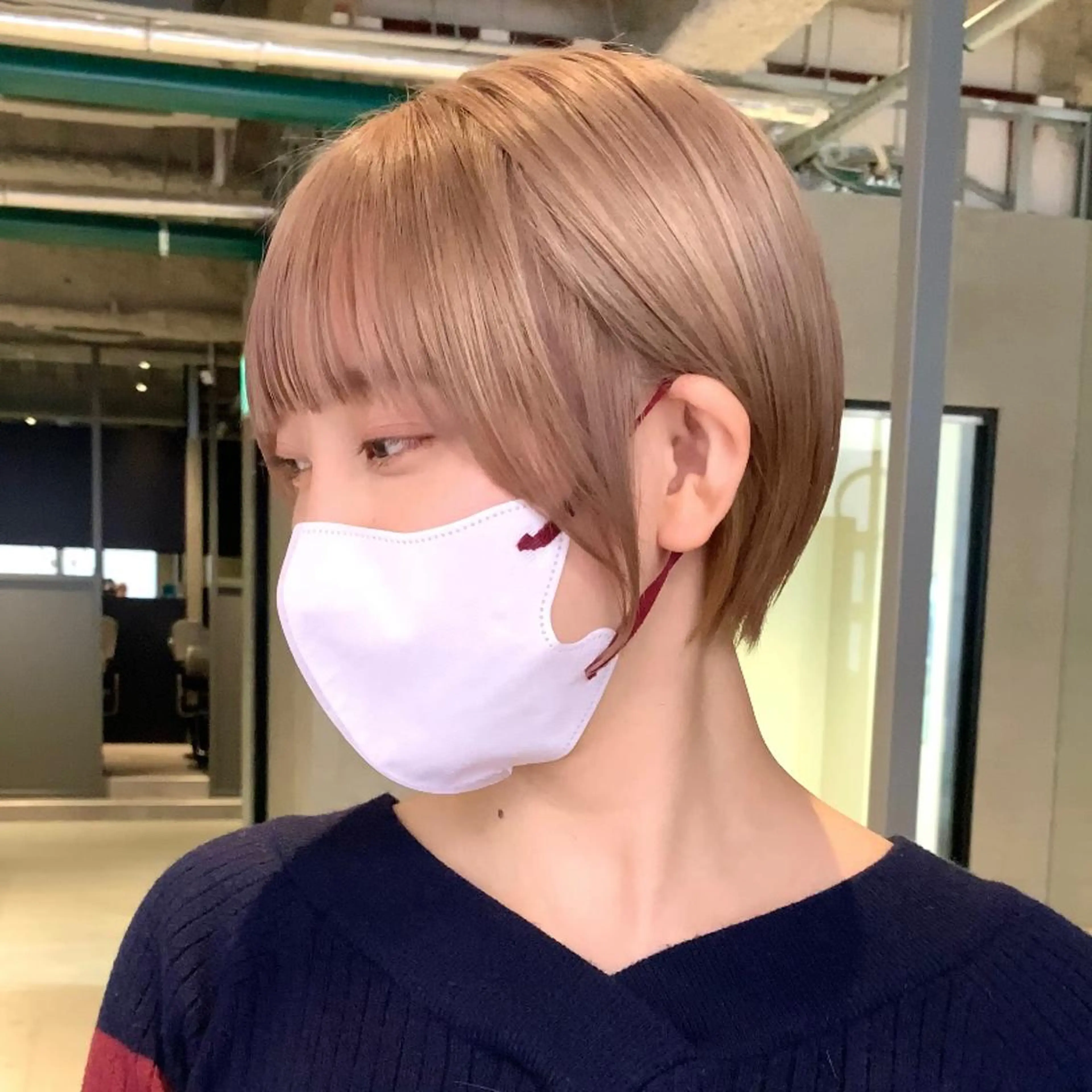 ショート カット ヘアカラー トリートメント ITbyALBUM八王子所属・リョウ/ショート /ハイトーン/八王子のヘアスタイル