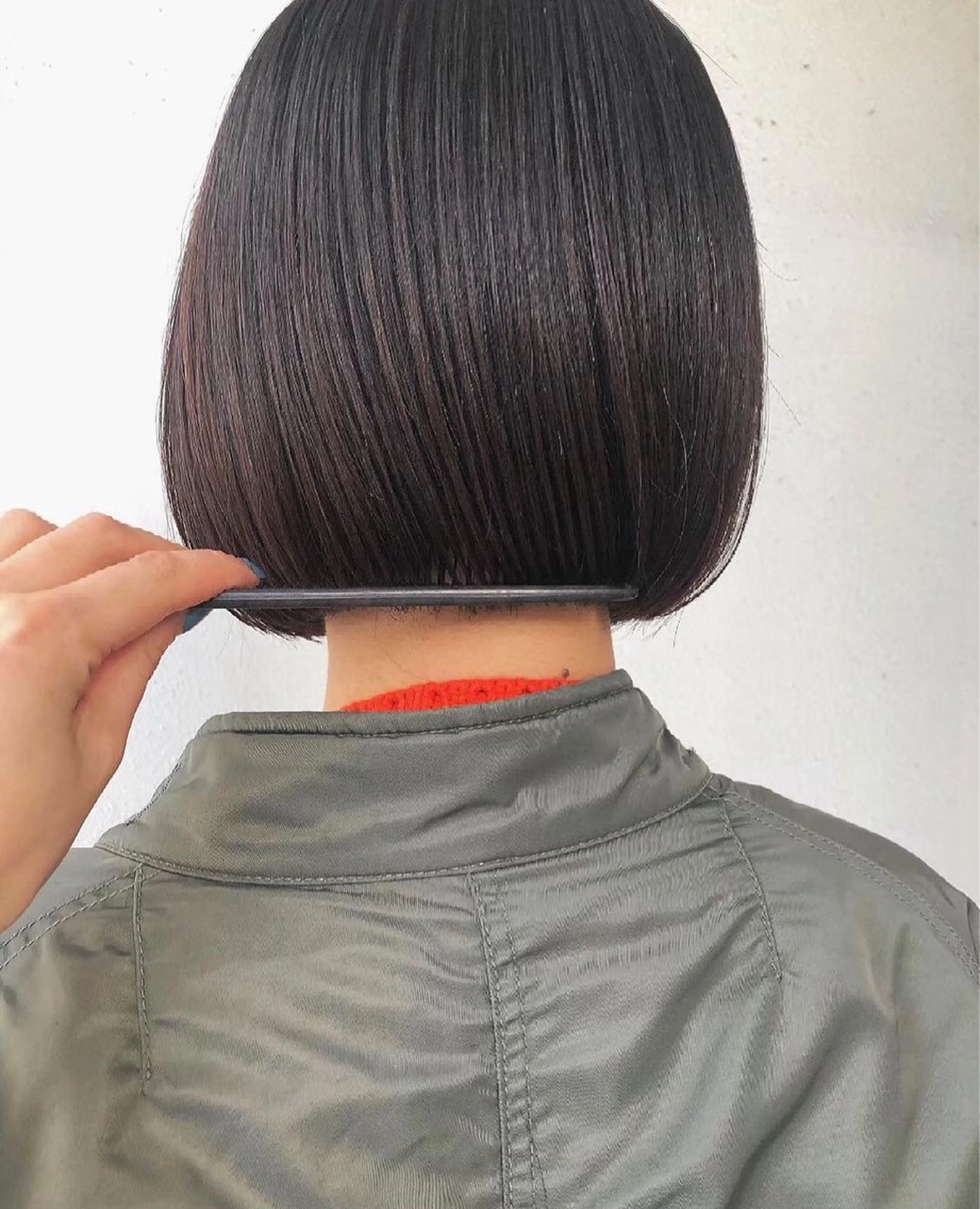 ミディアム シャドウパーマ/ツイ スト/近藤百華🎀のヘアスタイル