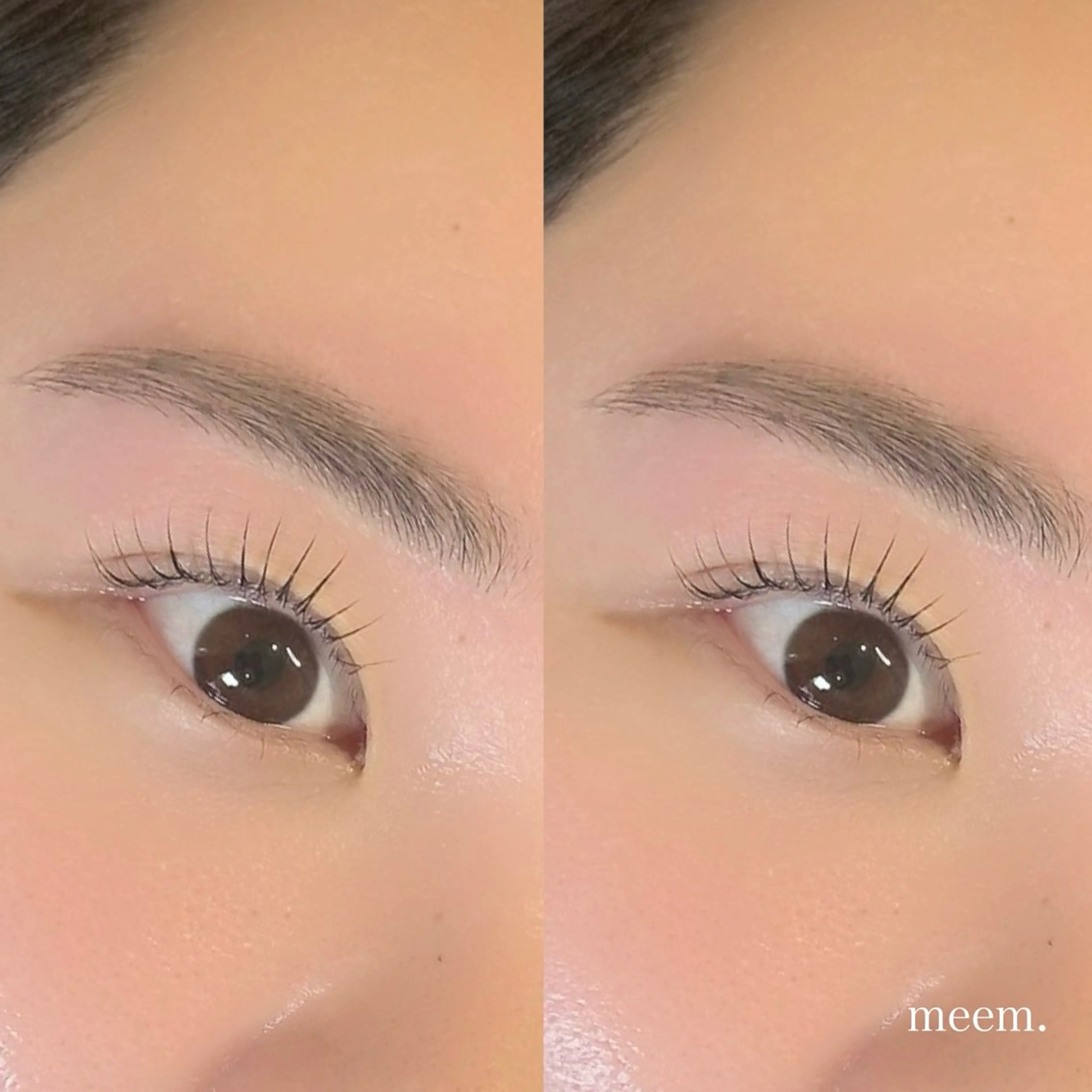 マツエク・マツパ まつげ・眉毛専門 meem.miraiのマツエク・マツパデザイン