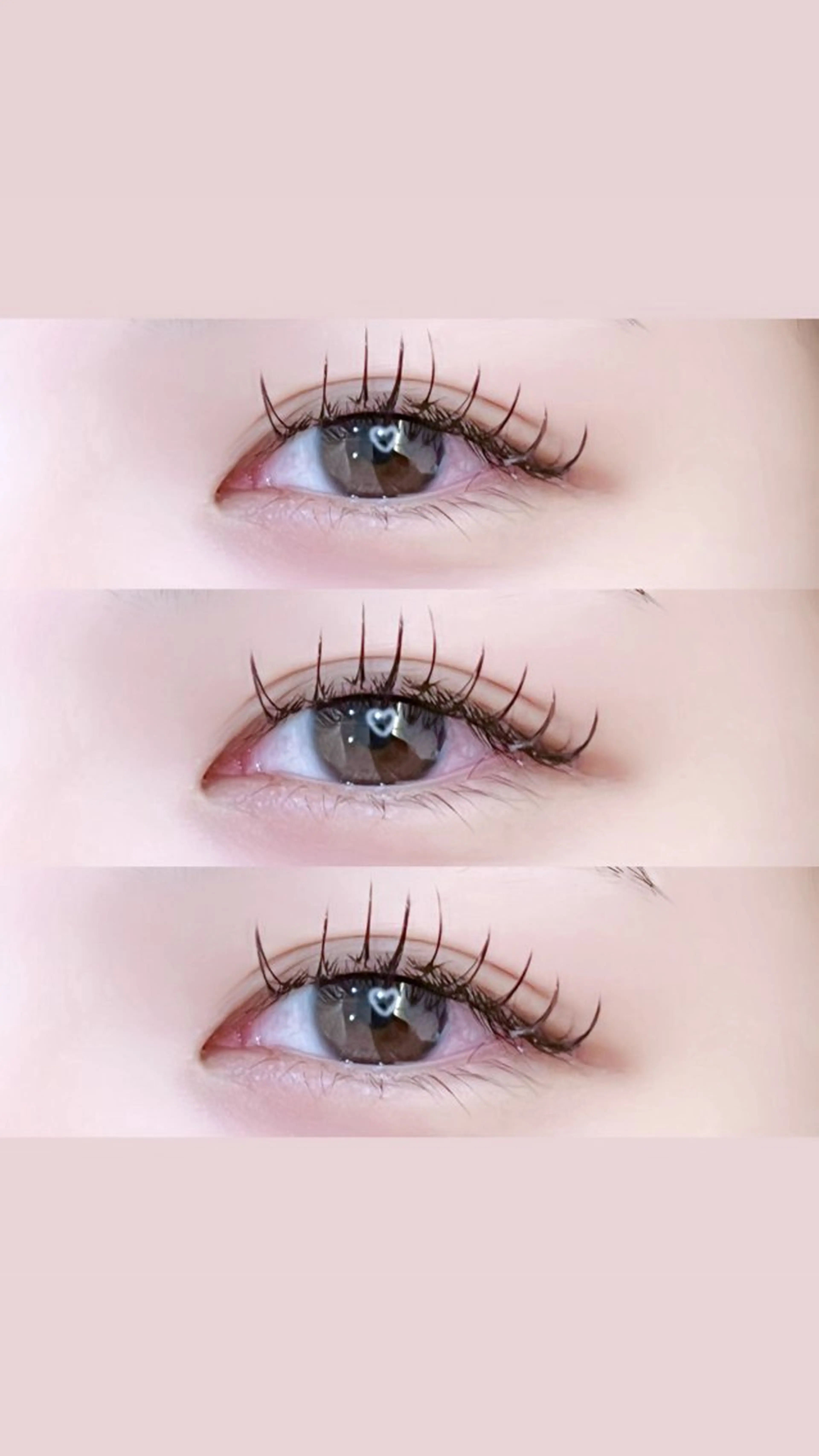 マツエク・マツパ 束感まつ毛 フラットラッシュ レイヤーカット┊ 透 明感カラー┊ YUIのヘアスタイル