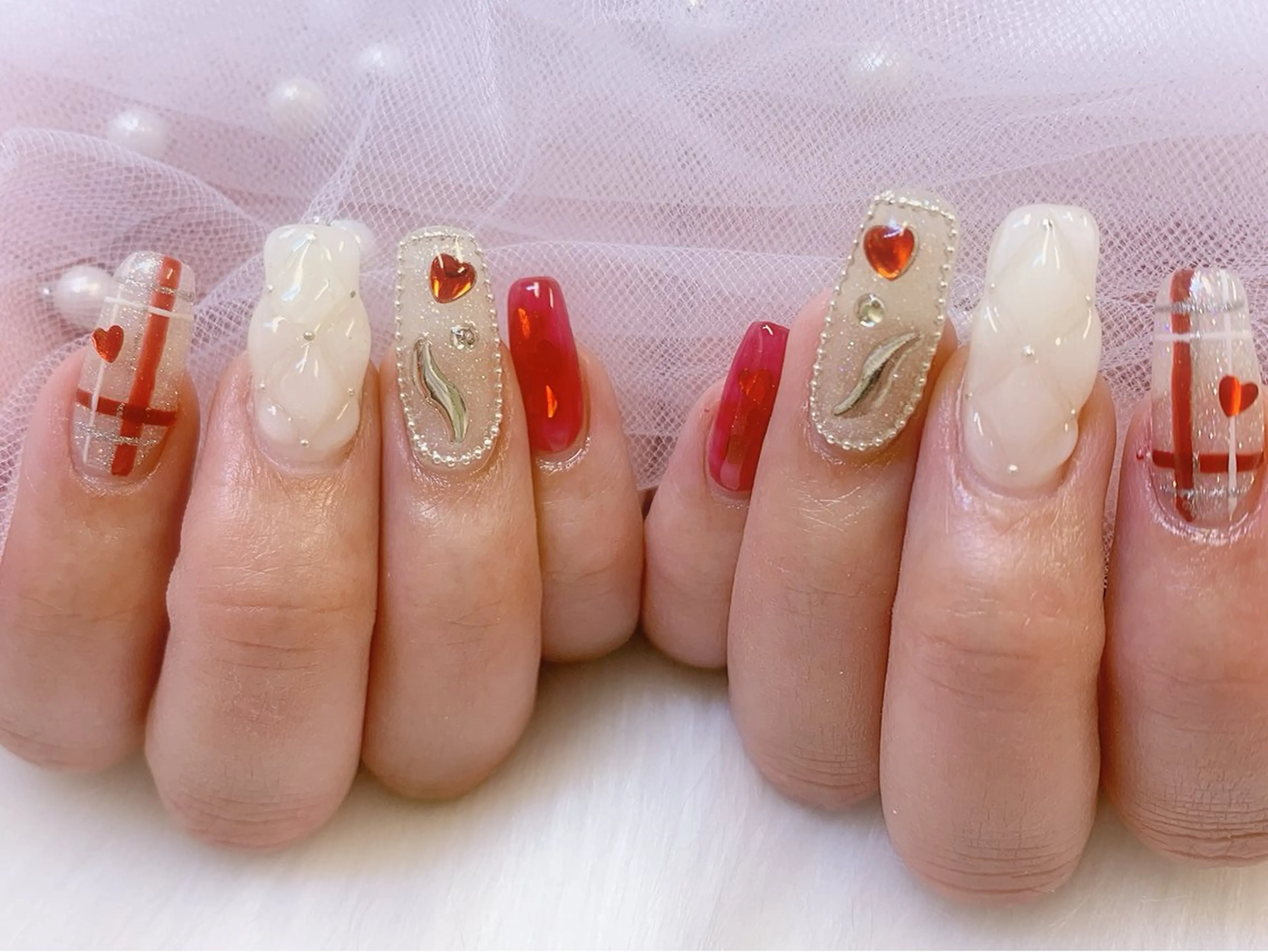 ネイル ハンドネイル Rグループ felizのネイルデザイン