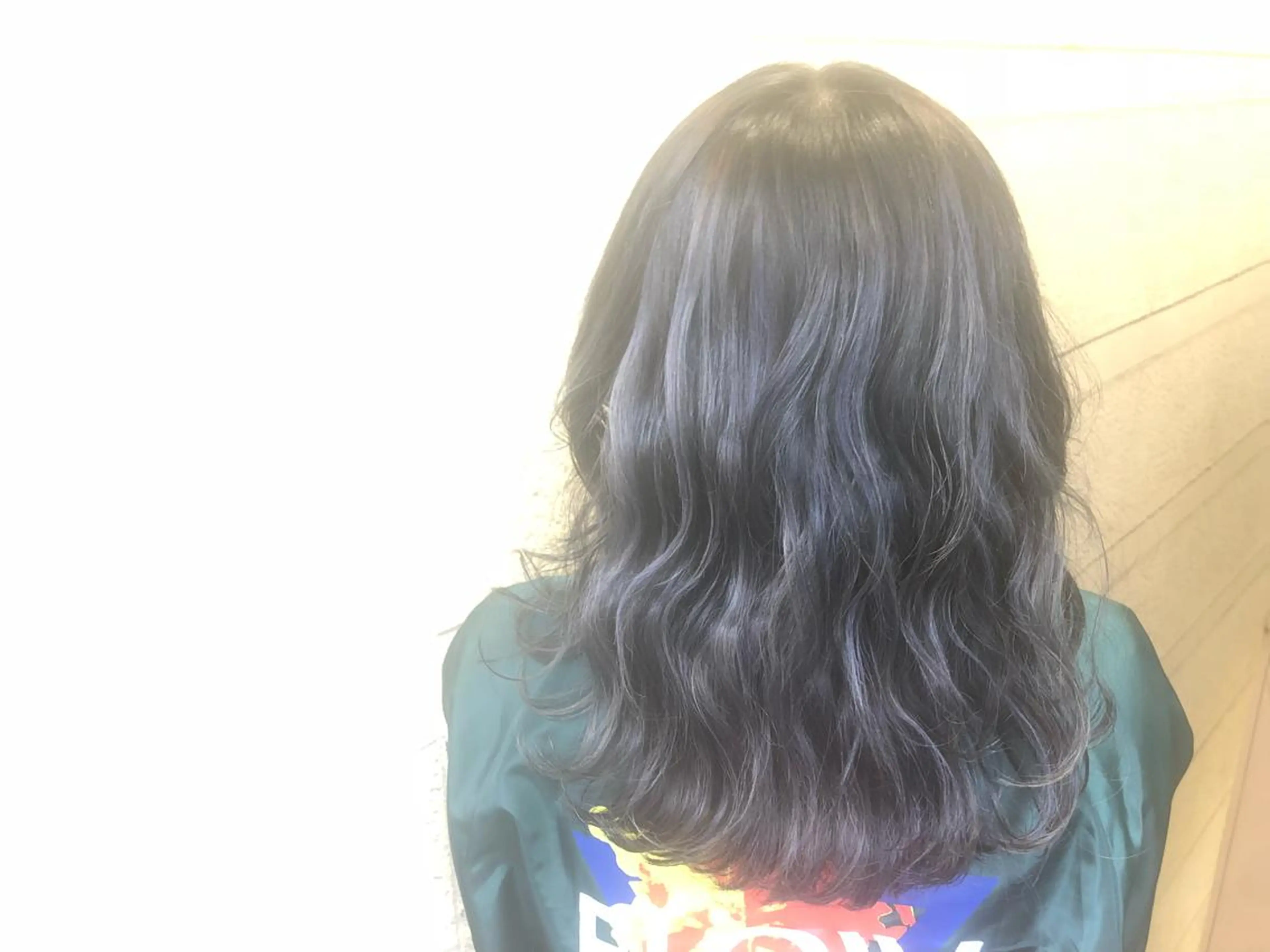 セミロング カラー グレージュ レイヤー/エクステ alpha下妻のヘアスタイル