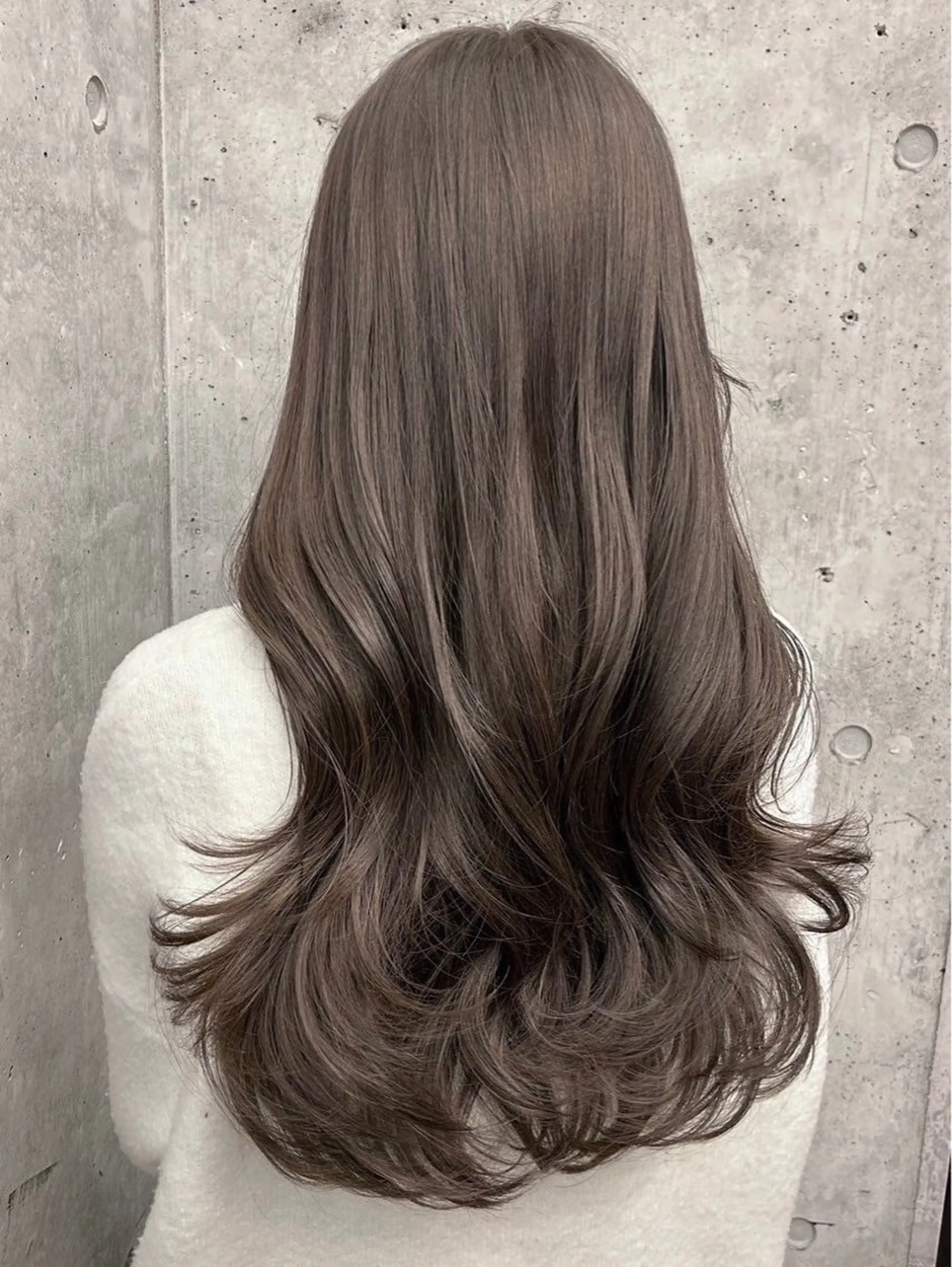 ロング カラー ヘアアレンジ 縮毛矯正 垢抜け透明感カラー 指名No.1shunのヘアスタイル