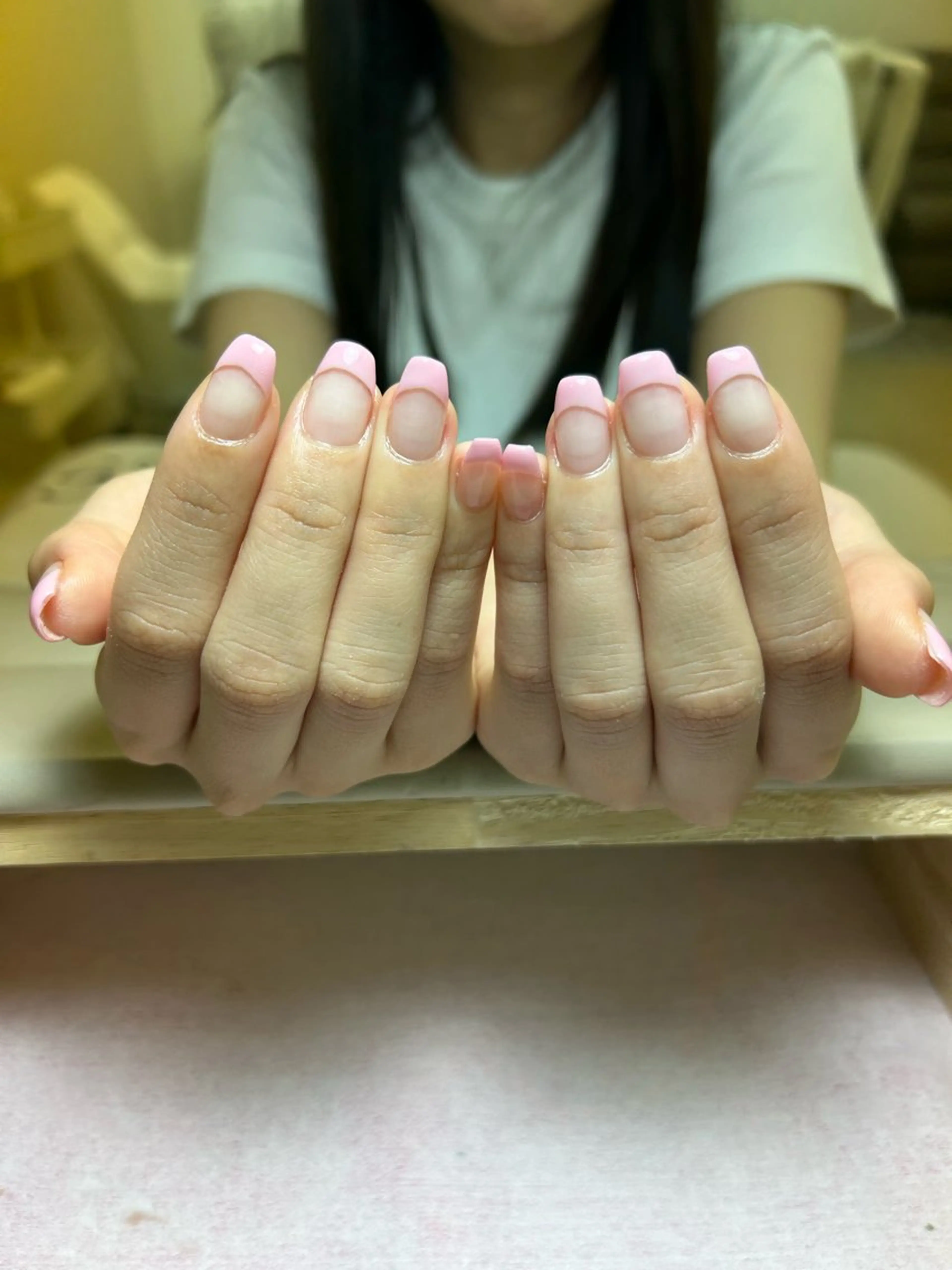 ネイル ピンク ハンドネイル July Nail _のネイルデザイン
