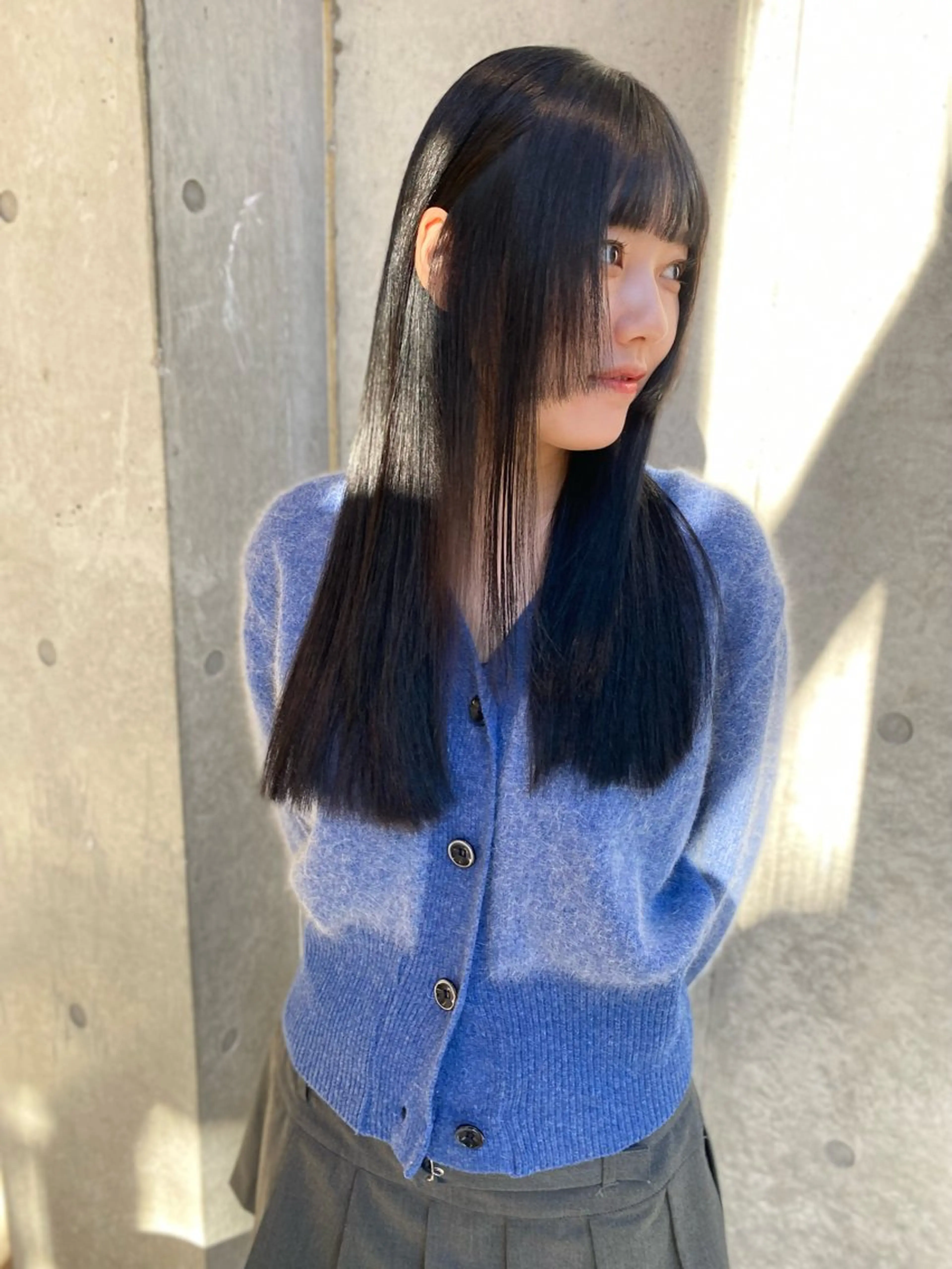 ロング カラー カット ヘアカラー トリートメント レイヤー/柔色 カラー/SAkiのヘアスタイル