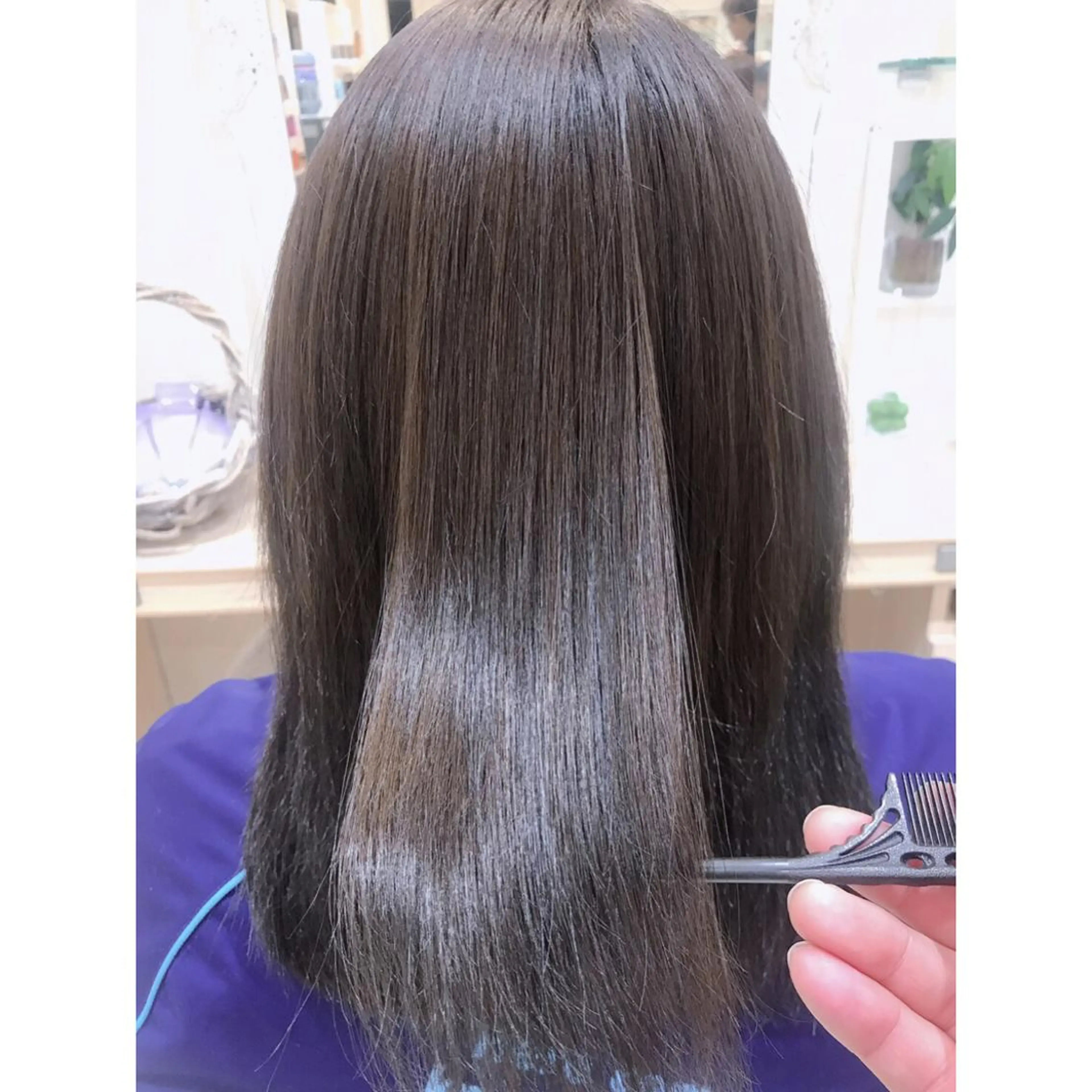 セミロング カラー 髪質改善/茅ヶ崎 マツモト リョウのヘアスタイル