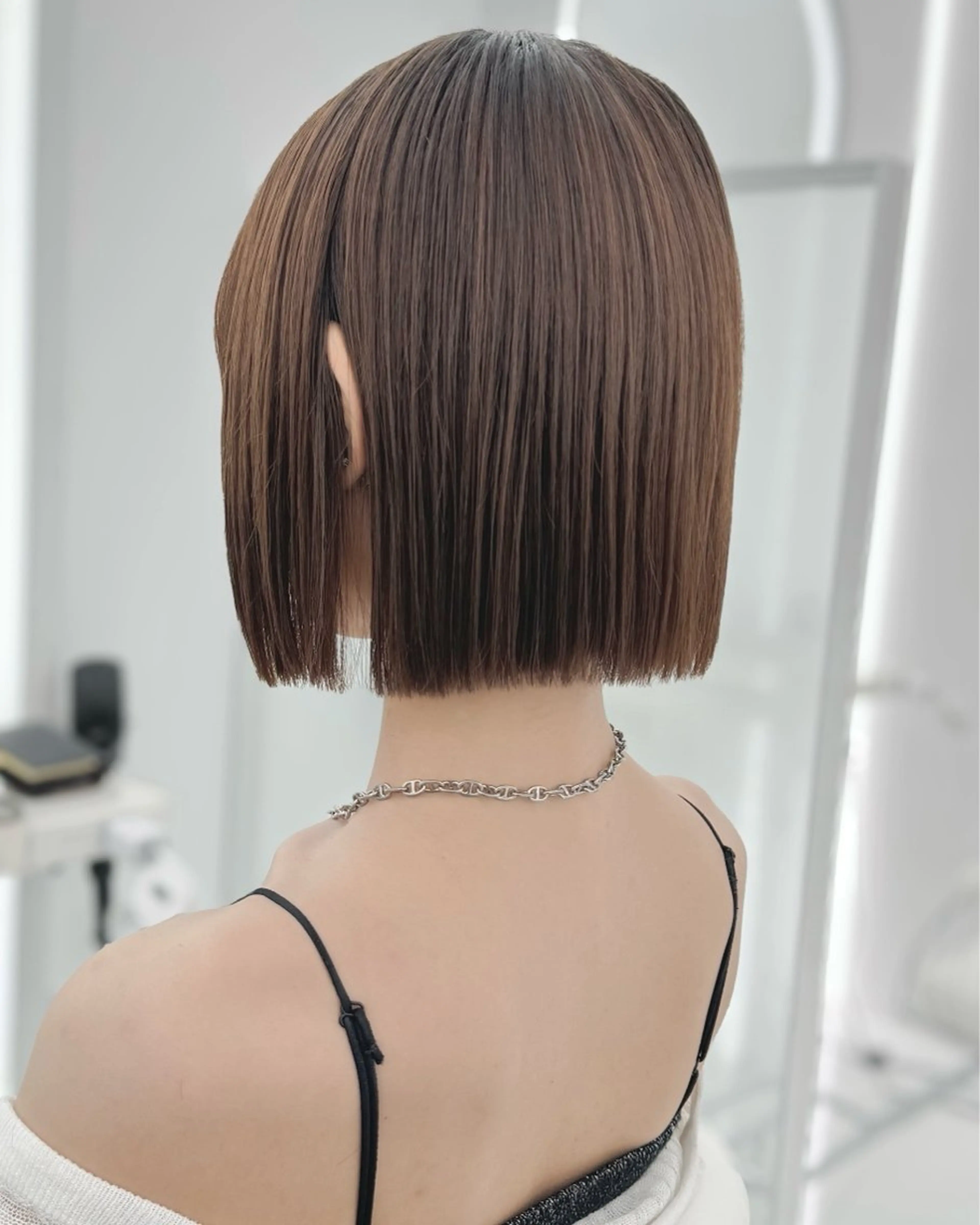 ミディアム ボブ×透明感カラー♡ 𝑪𝑶𝑨銀座サワのヘアスタイル