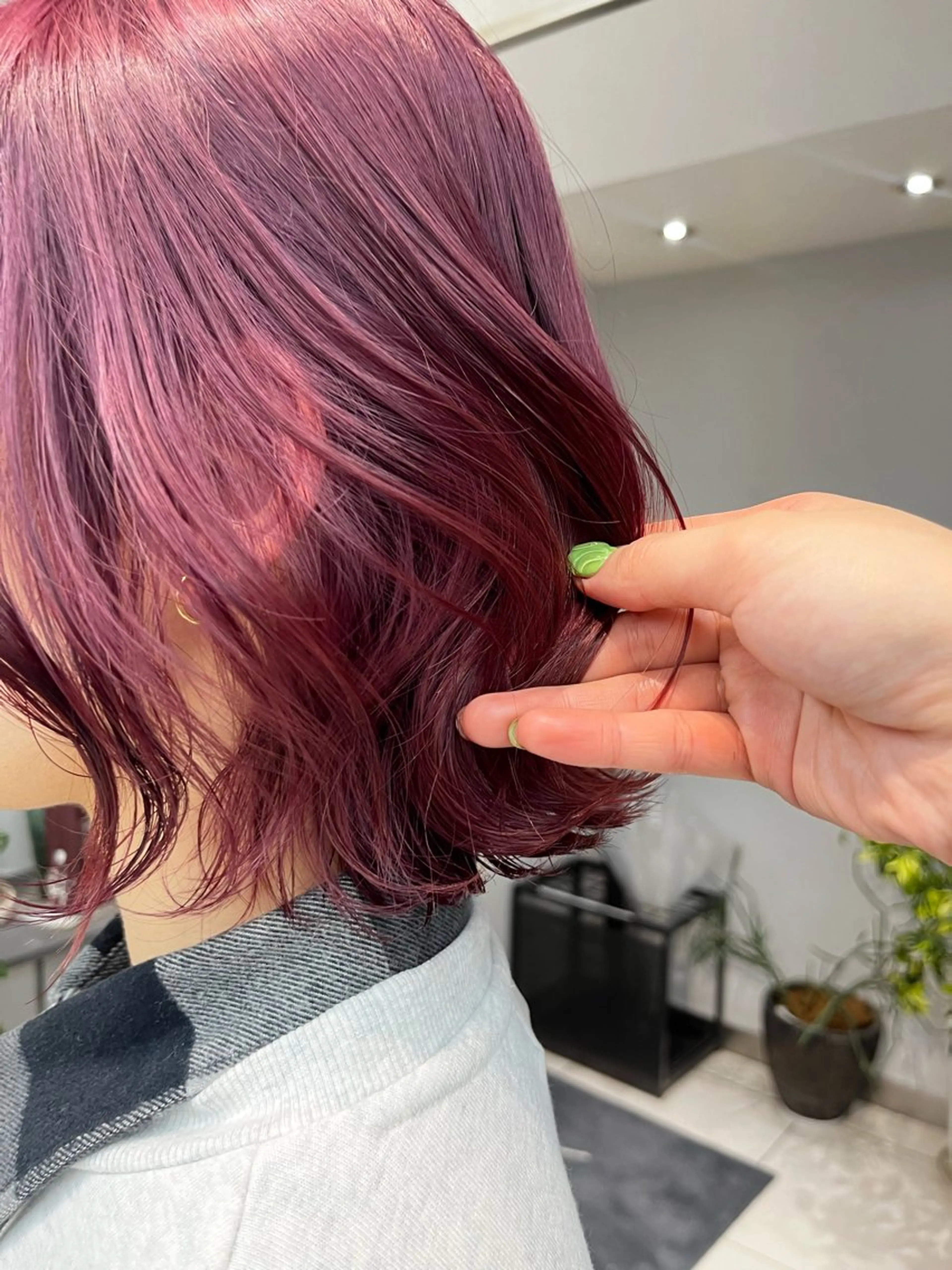 カラー カット ウルフ🦋顔まわり ❤︎ ͛MEIのヘアスタイル