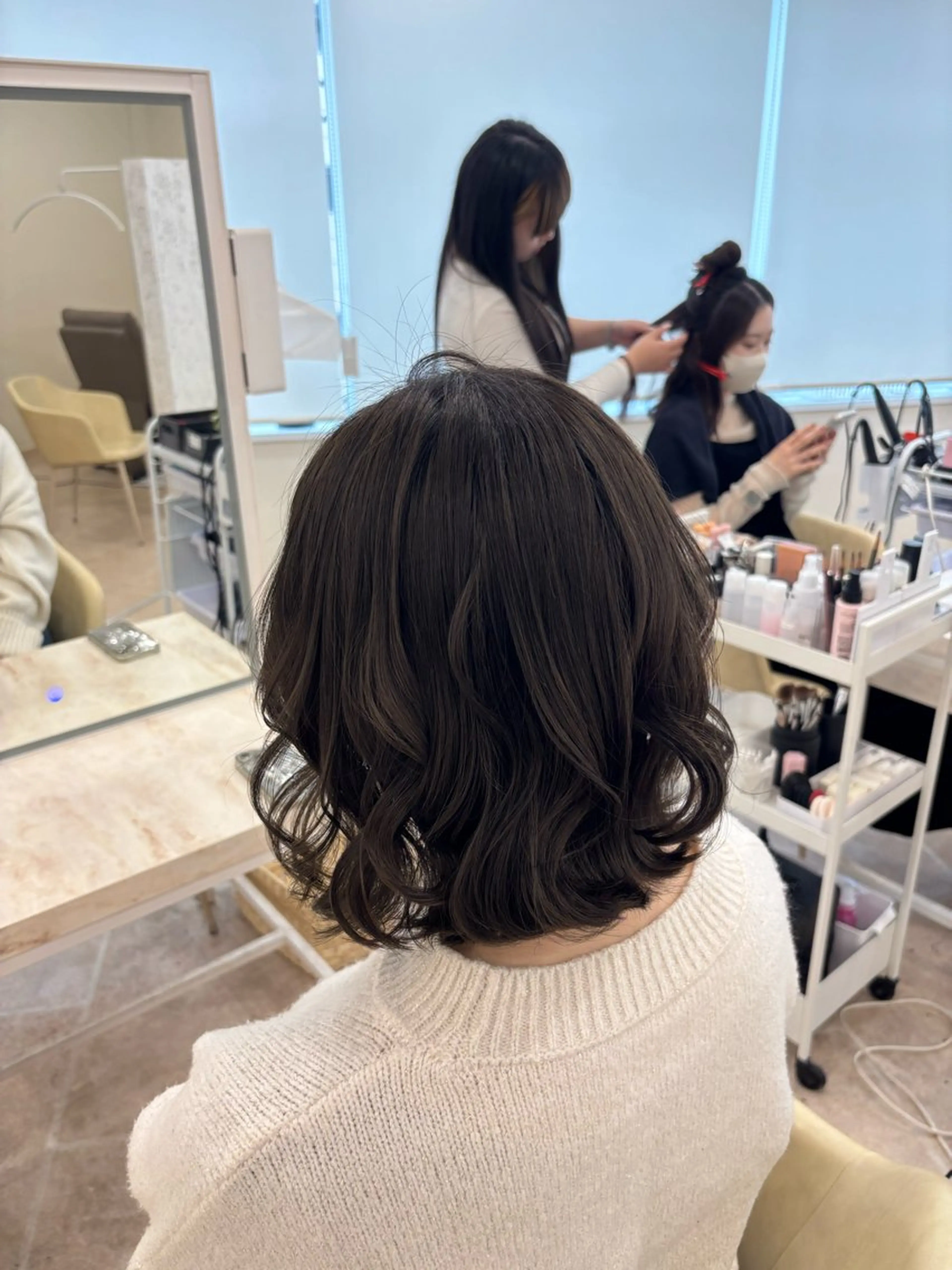 ヘアアレンジ ボブ 御苑 朝郁のヘアスタイル