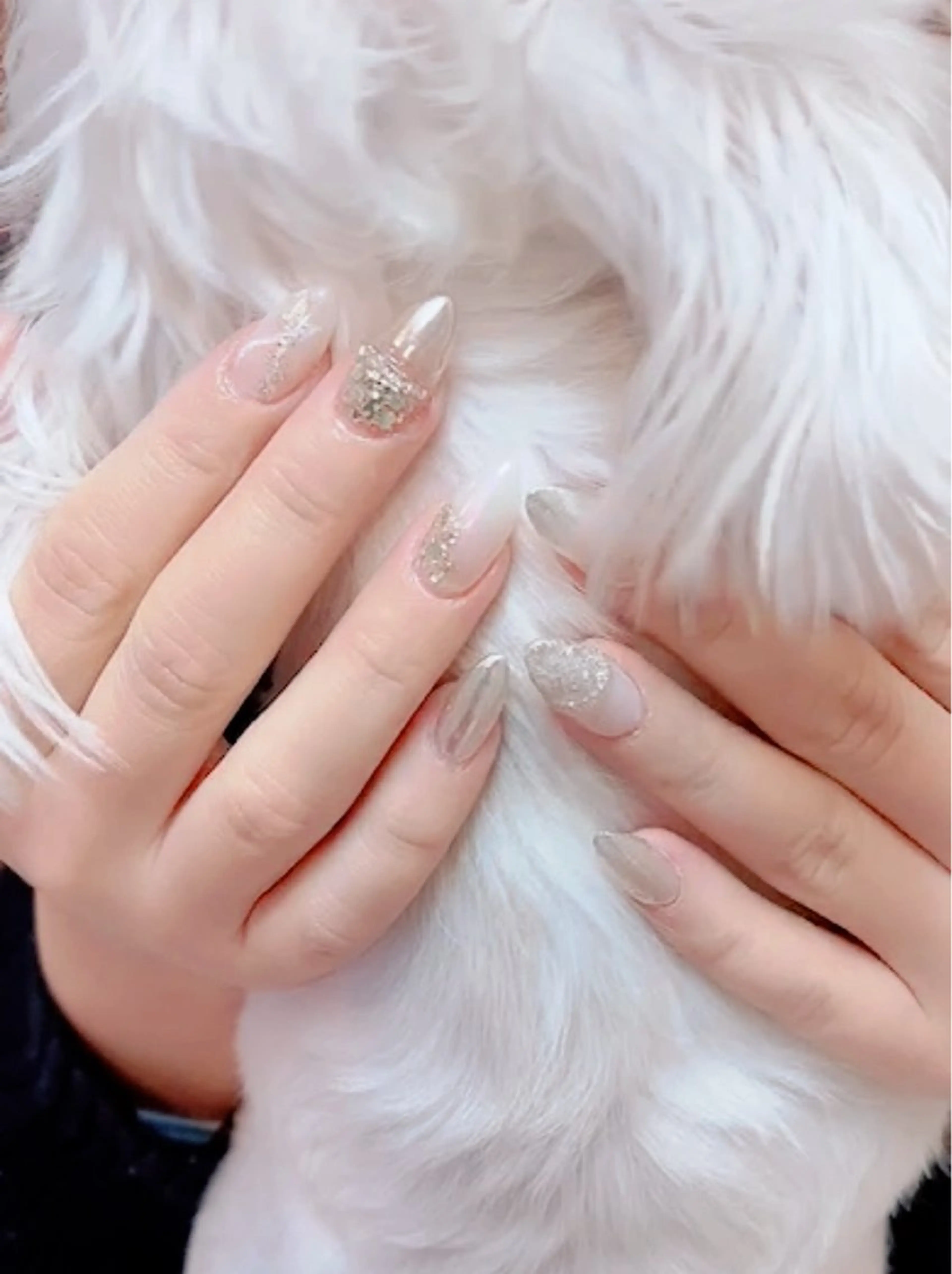 ネイル ニュアンスネイル プライベートサロン WhiteLightのネイルデザイン