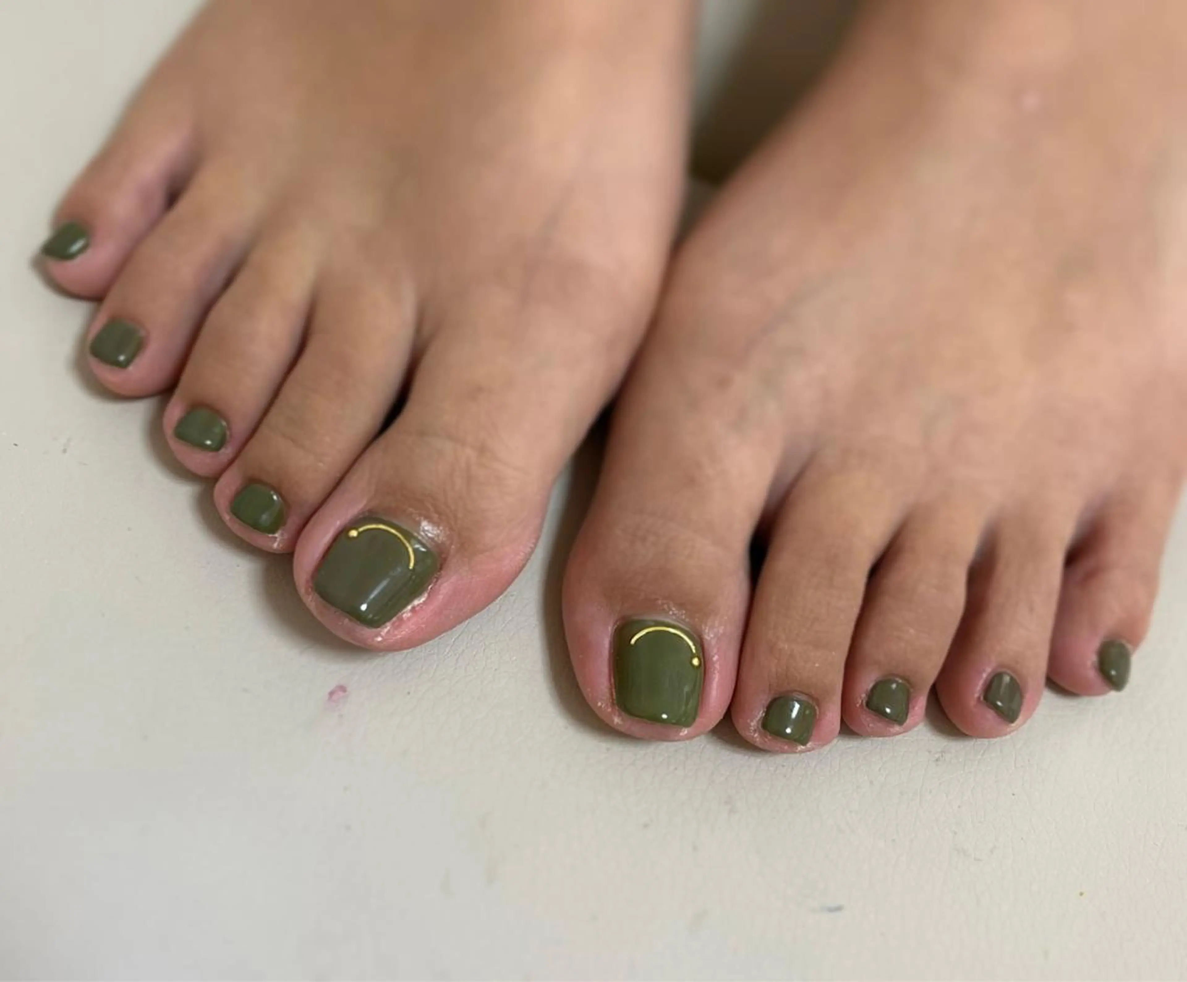 ネイル フットネイル シンプルネイル nail M&Tのネイルデザイン