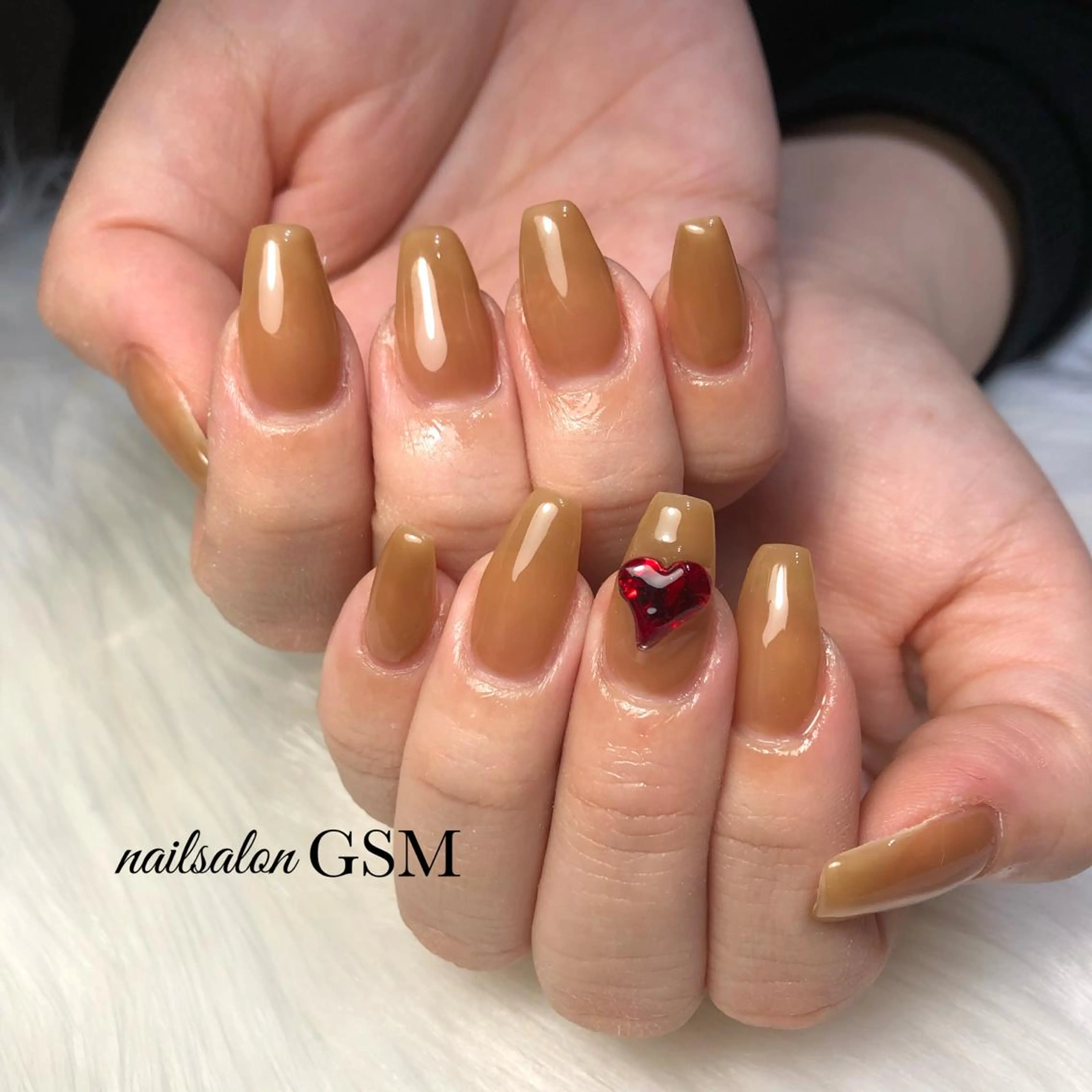ネイル バレンタイン ハンドネイル nail salon GSMのネイルデザイン