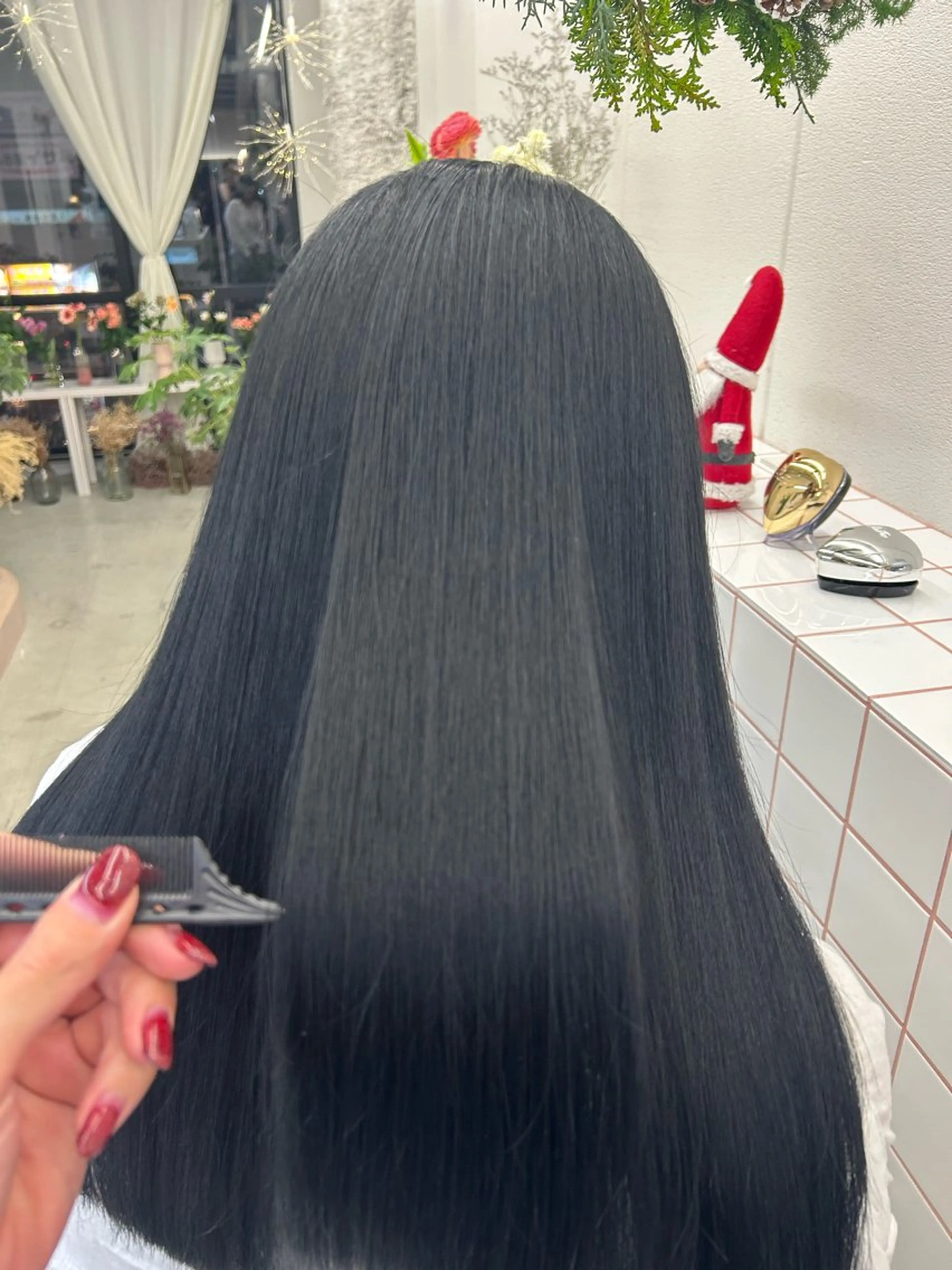 ［ミニモ学割］【髪質改善×縮毛矯正】カット＋酸性ストレート(ブリーチ毛可)の写真