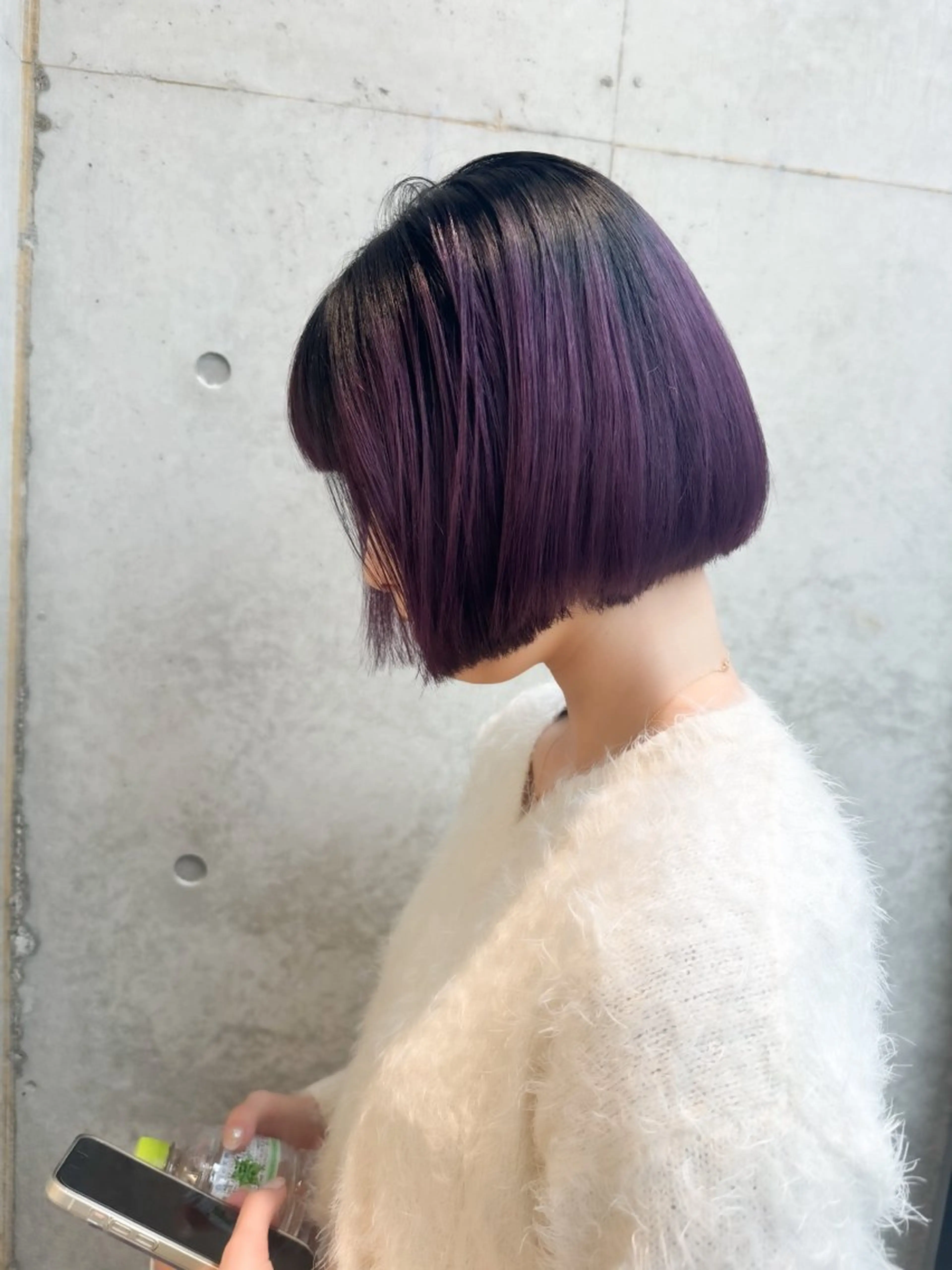 ショート カラー ヘアアレンジ ミニボブ/ブリーチ 🌈MISATOのヘアスタイル
