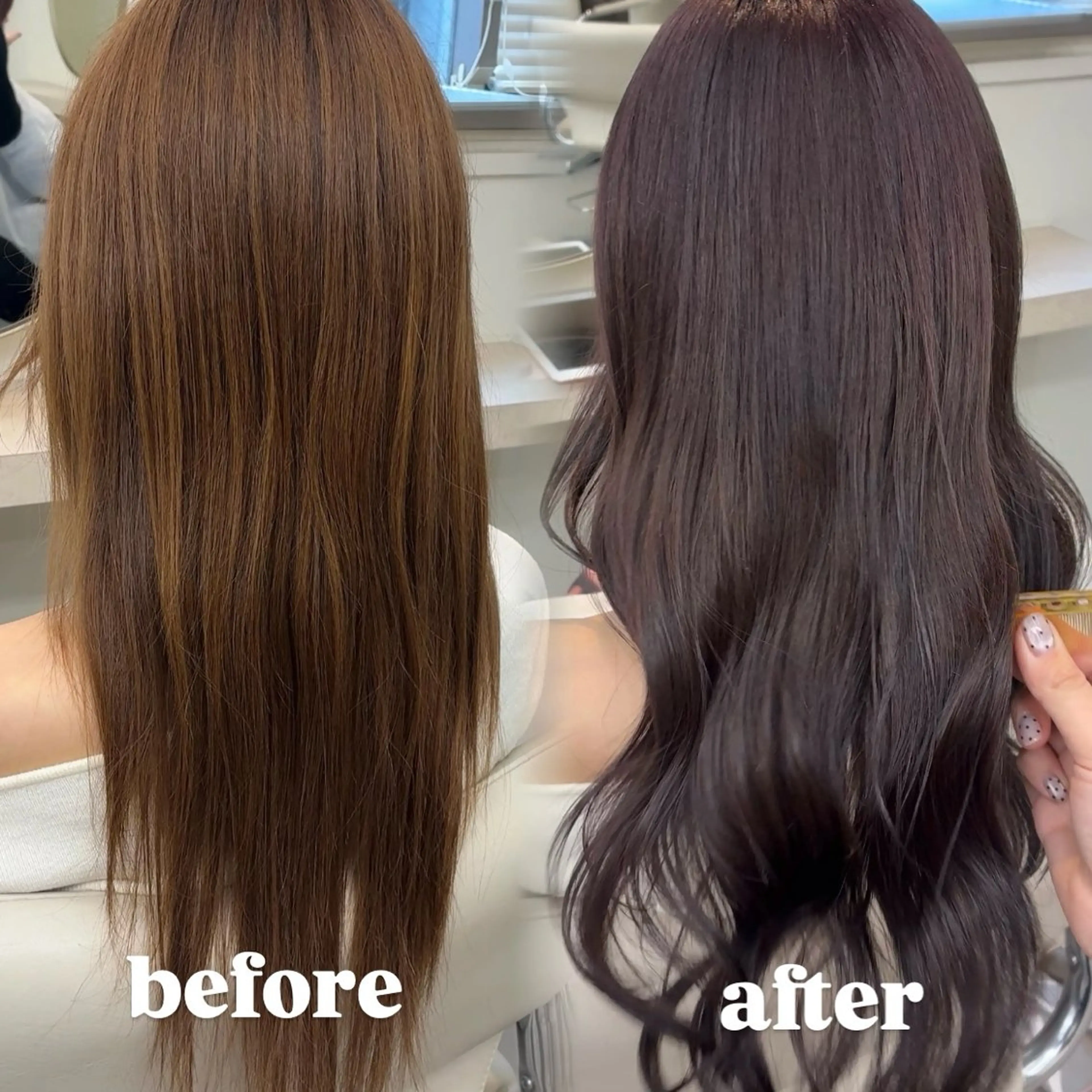 カラー ブラウンカラー ラベンダーカラー link by urban.所属・名駅/透明感カラー/ 艶髪/hinanoのヘアスタイル