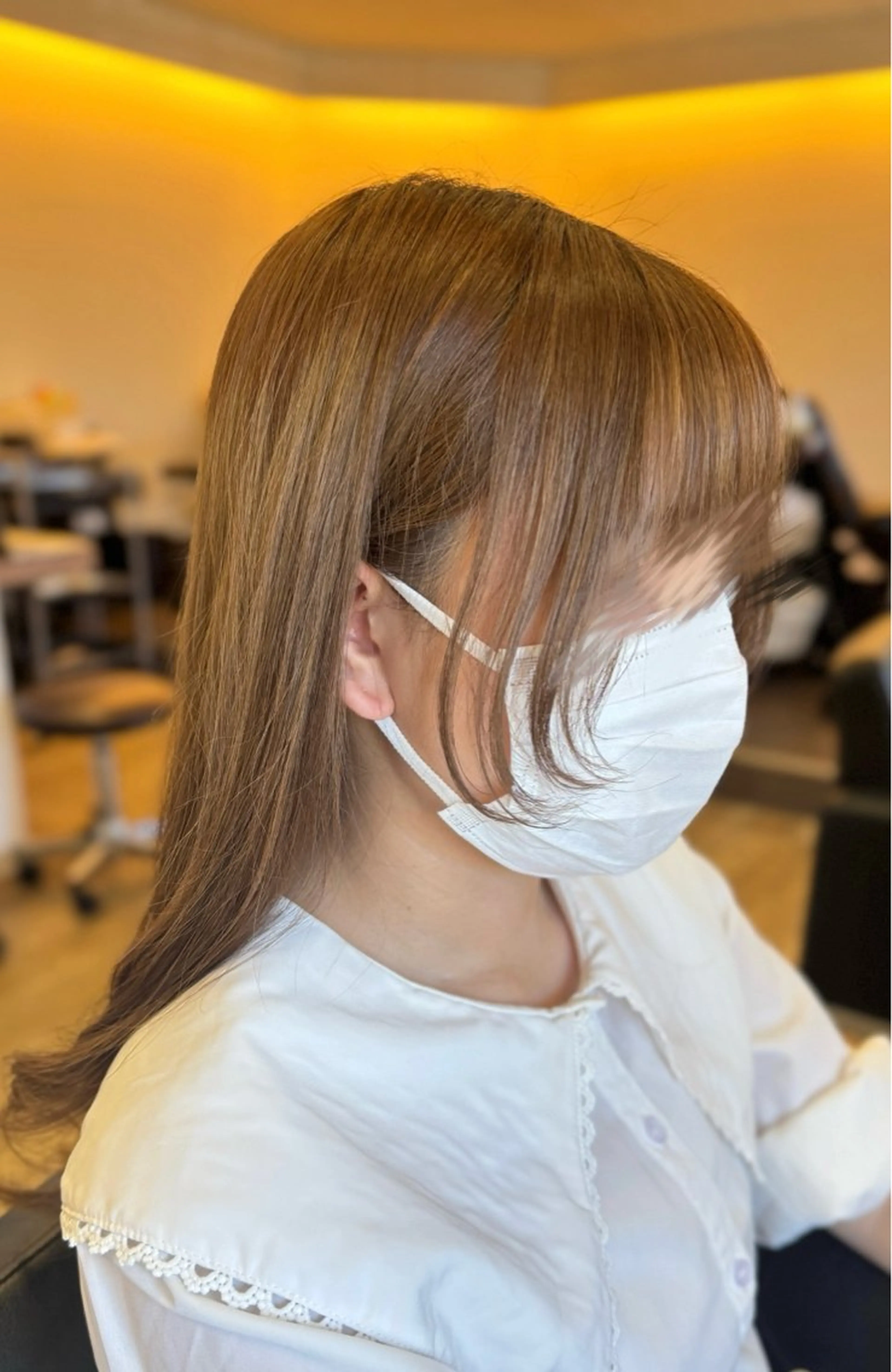 顔周りレイヤー✂️ 【小顔効果・今っぽ抜け感ヘア】の写真