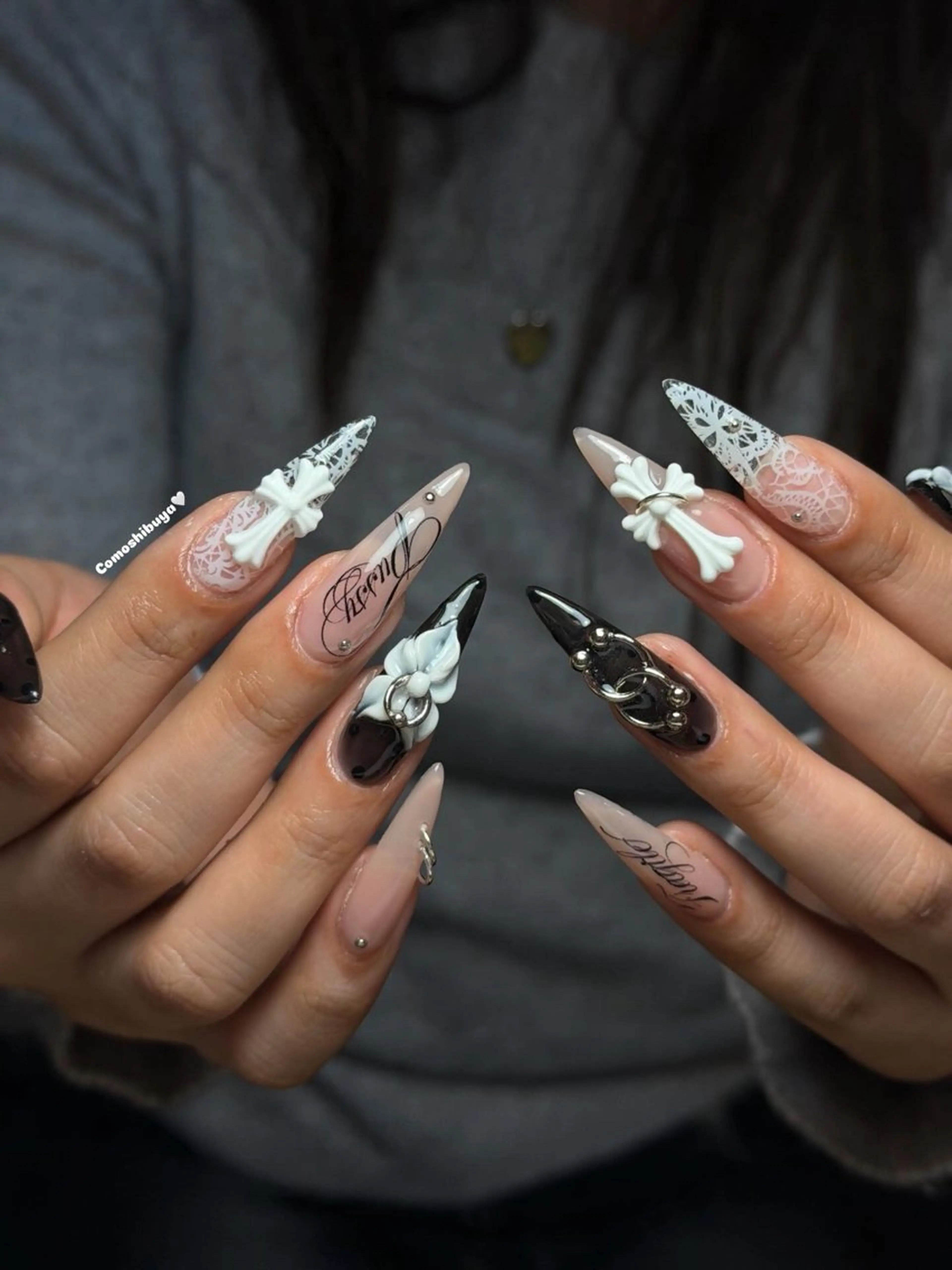 ネイル 韓国ネイル シンプルネイル ワンホンネイル ハンドネイル CoMo Nailのネイルデザイン