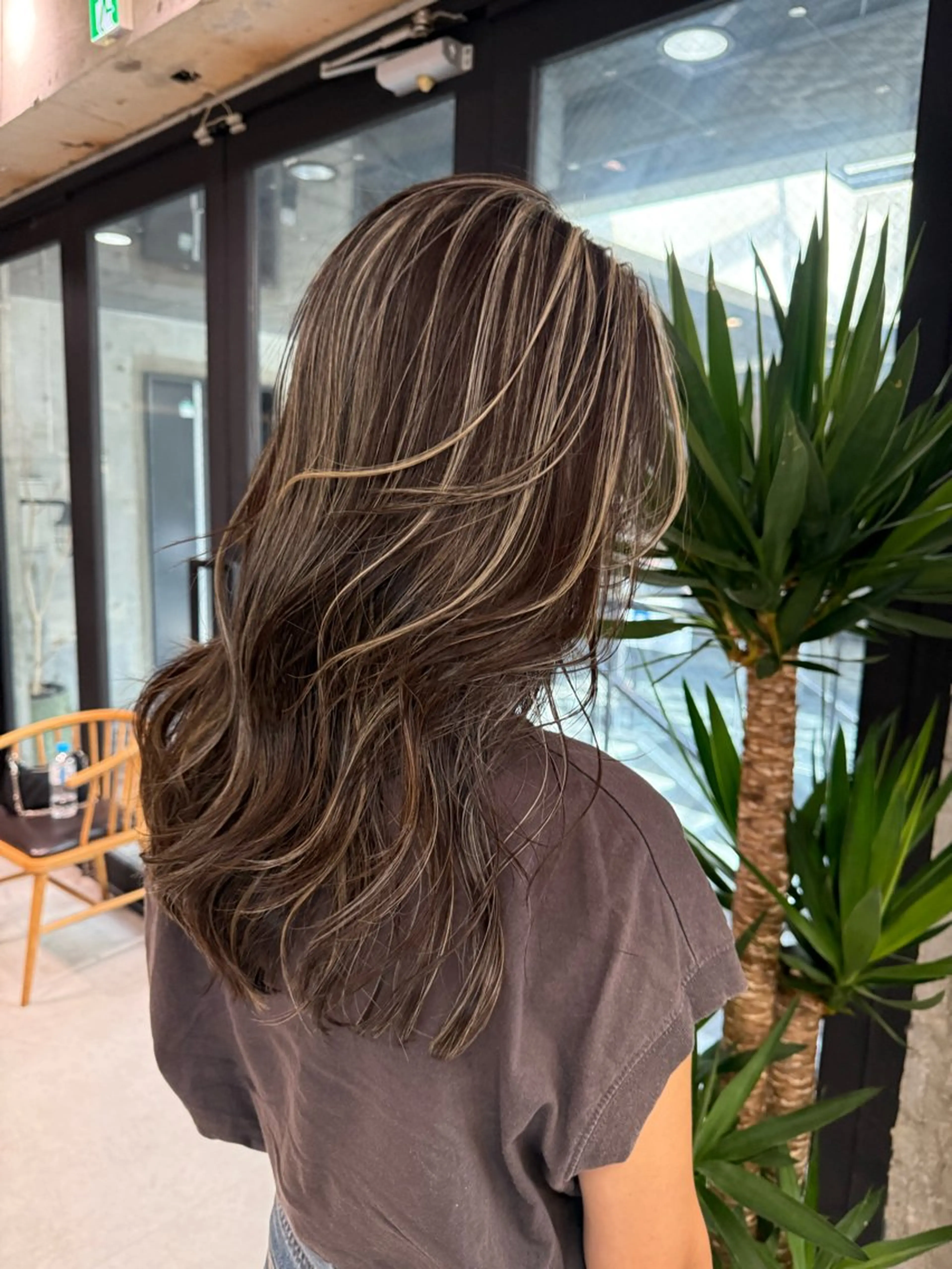 ロング 🫧ハイライトカラー 🫧 𝓜𝓘𝓤のヘアスタイル