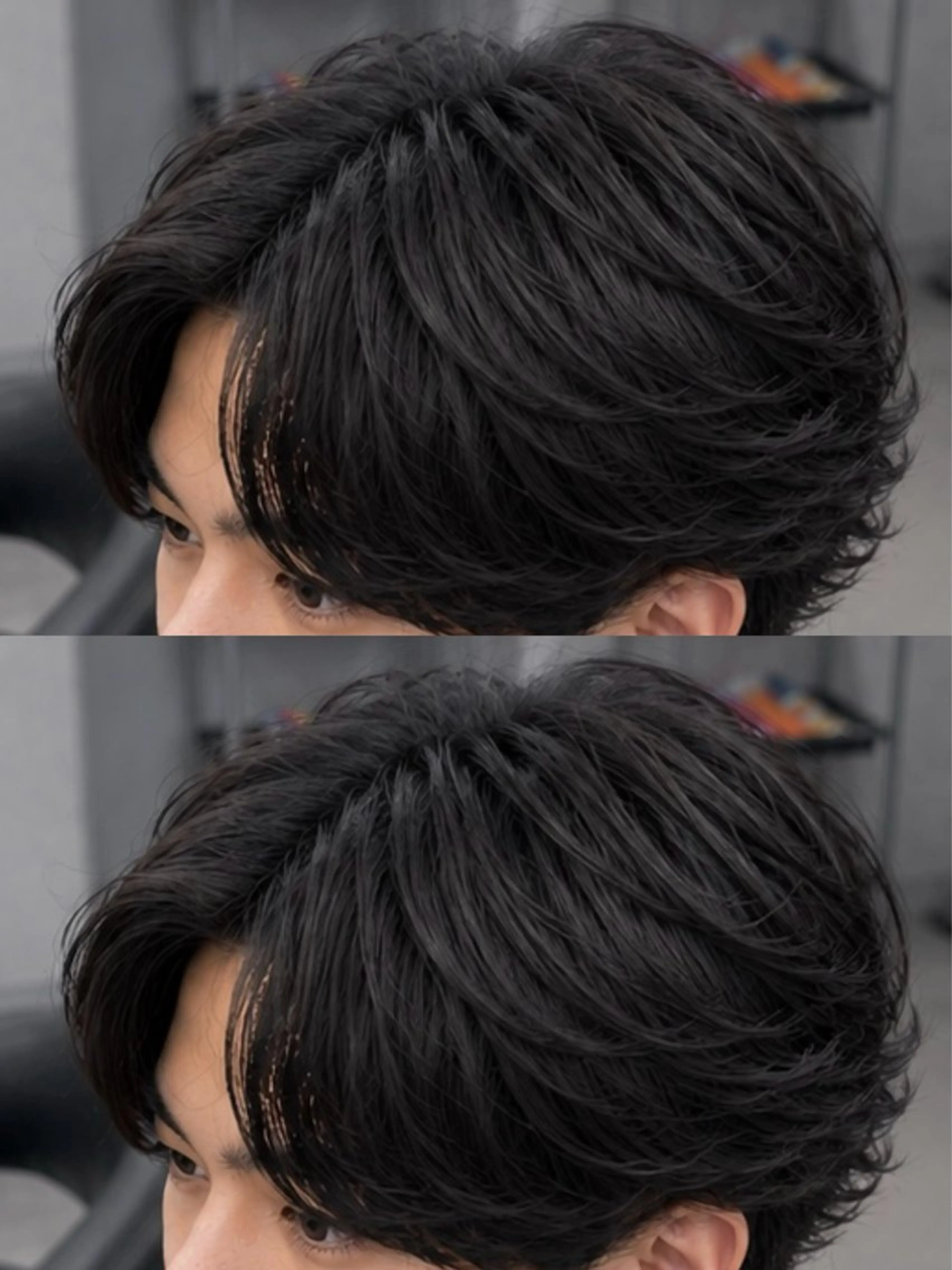 ミディアム パーマ ヘアアレンジ メンズ ミディアムパーマ フェザーパーマ メンズパーマ シャドーパーマ ニュアンスパーマ カット 縮毛矯正 トリートメント ヘッドスパ ヘアセット 🔥ニュアンス フェザー小林海斗🔥のヘアスタイル