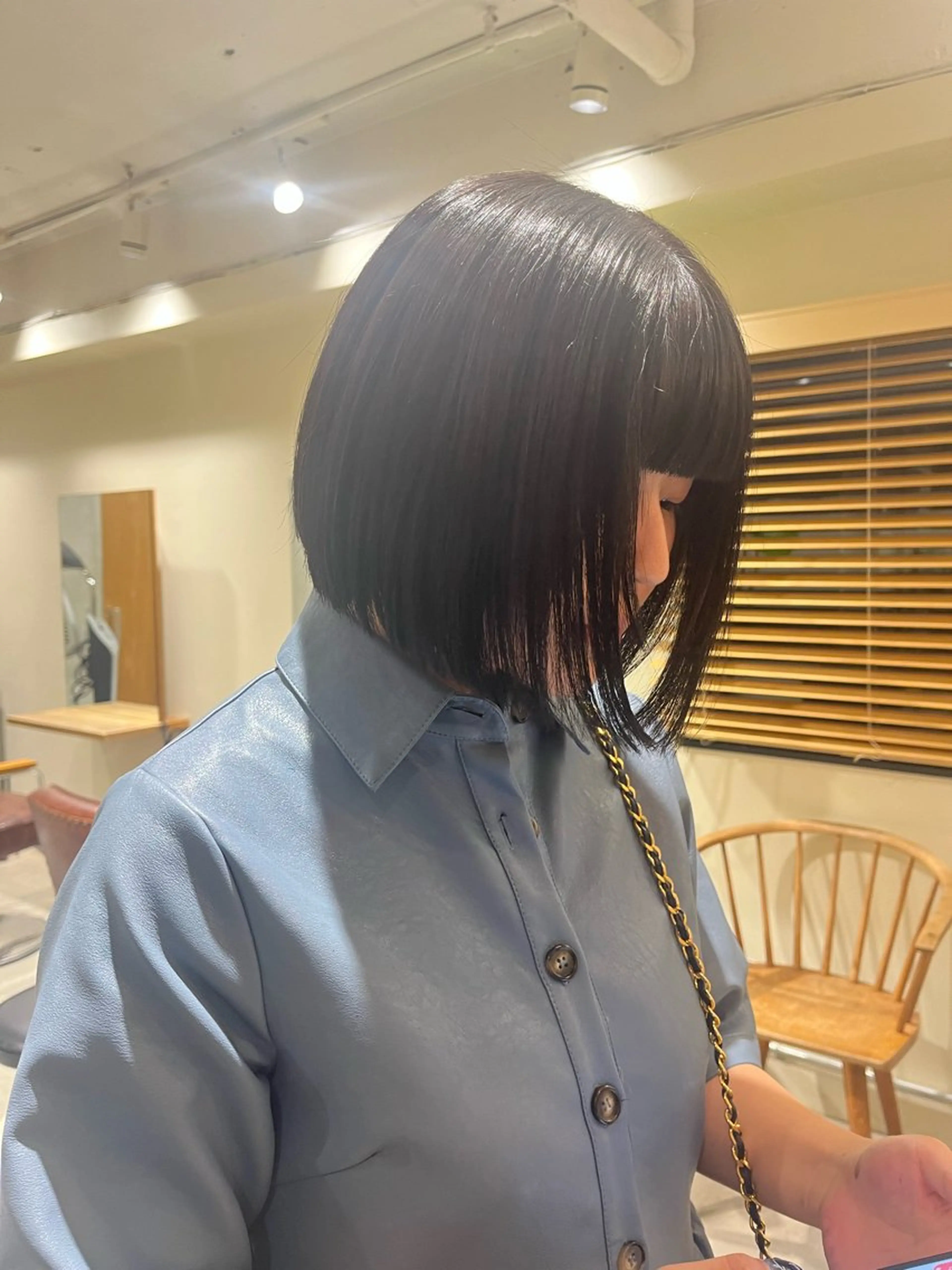 ショート くせ毛 縮毛矯正 カット トリートメント ヘッドスパ ヘアセット 🦮shiori アイドルオタク🦮のヘアスタイル