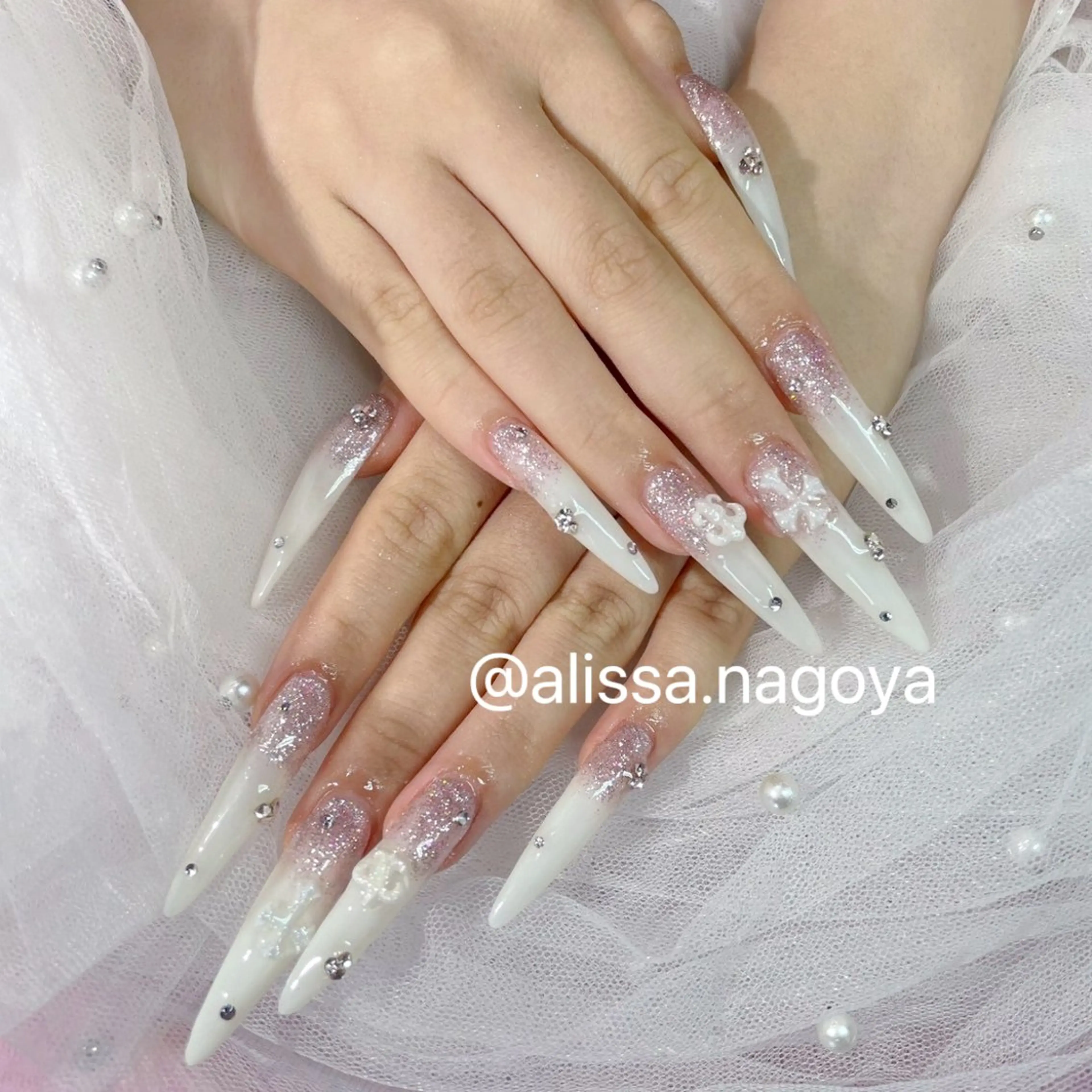 ネイル 長さだし/新栄町駅 Alissaのネイルデザイン