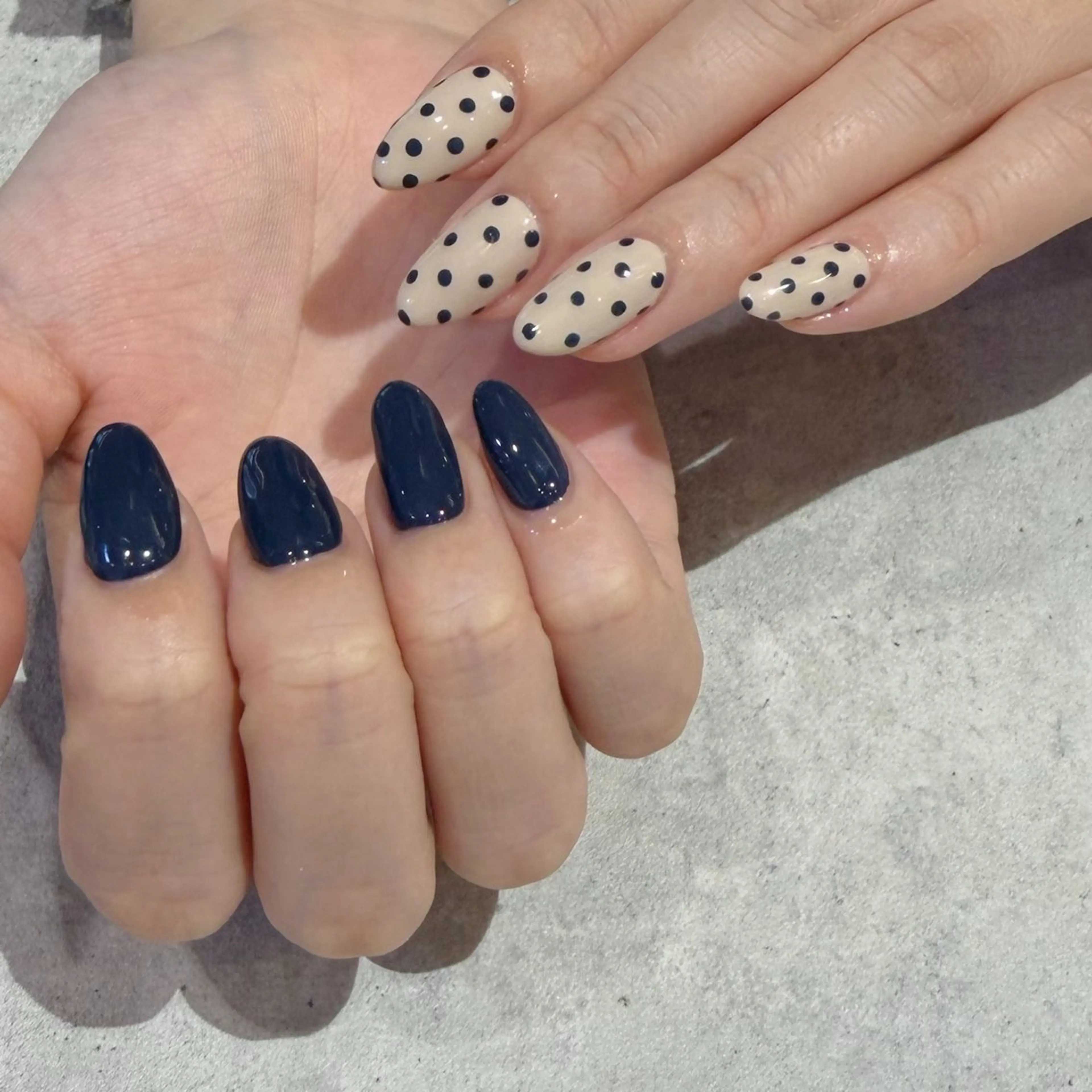 ネイル 持ち込み 豊島 波奈のネイルデザイン