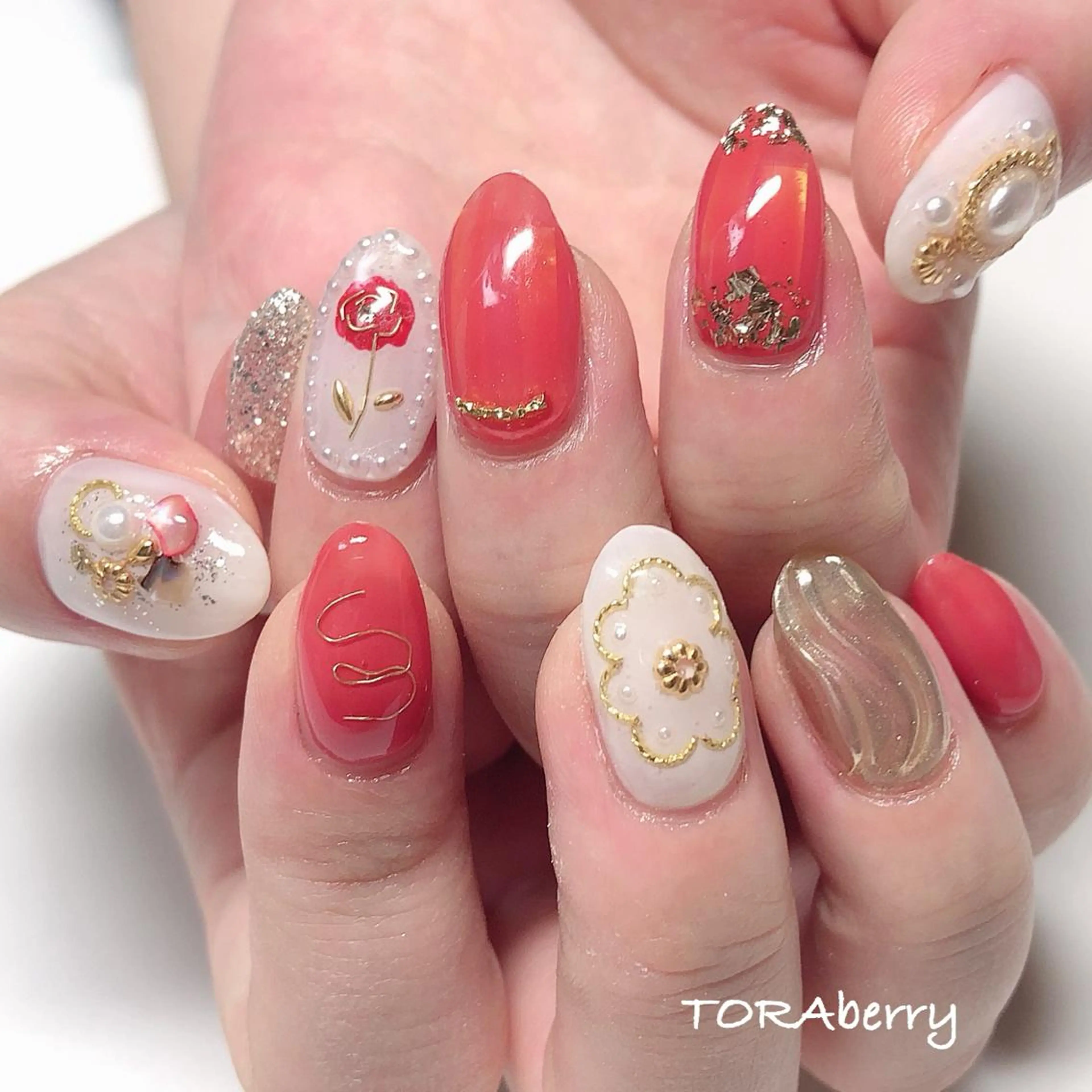 ネイル ハンドネイル ネイリスト なつみのネイルデザイン