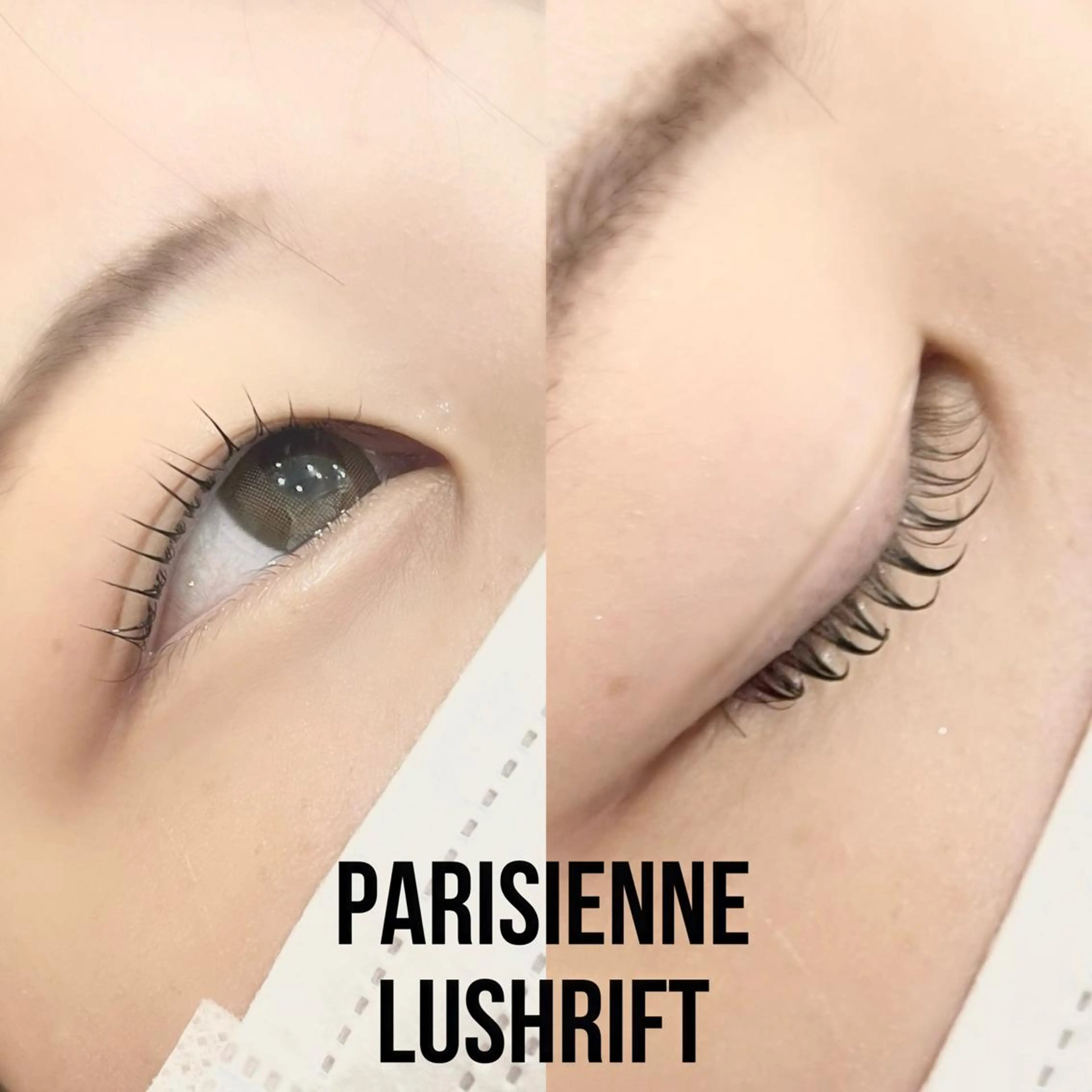 マツエク・マツパ パリジェンヌラッシュリフト MYU🩵 Mirajuのマツエク・マツパデザイン