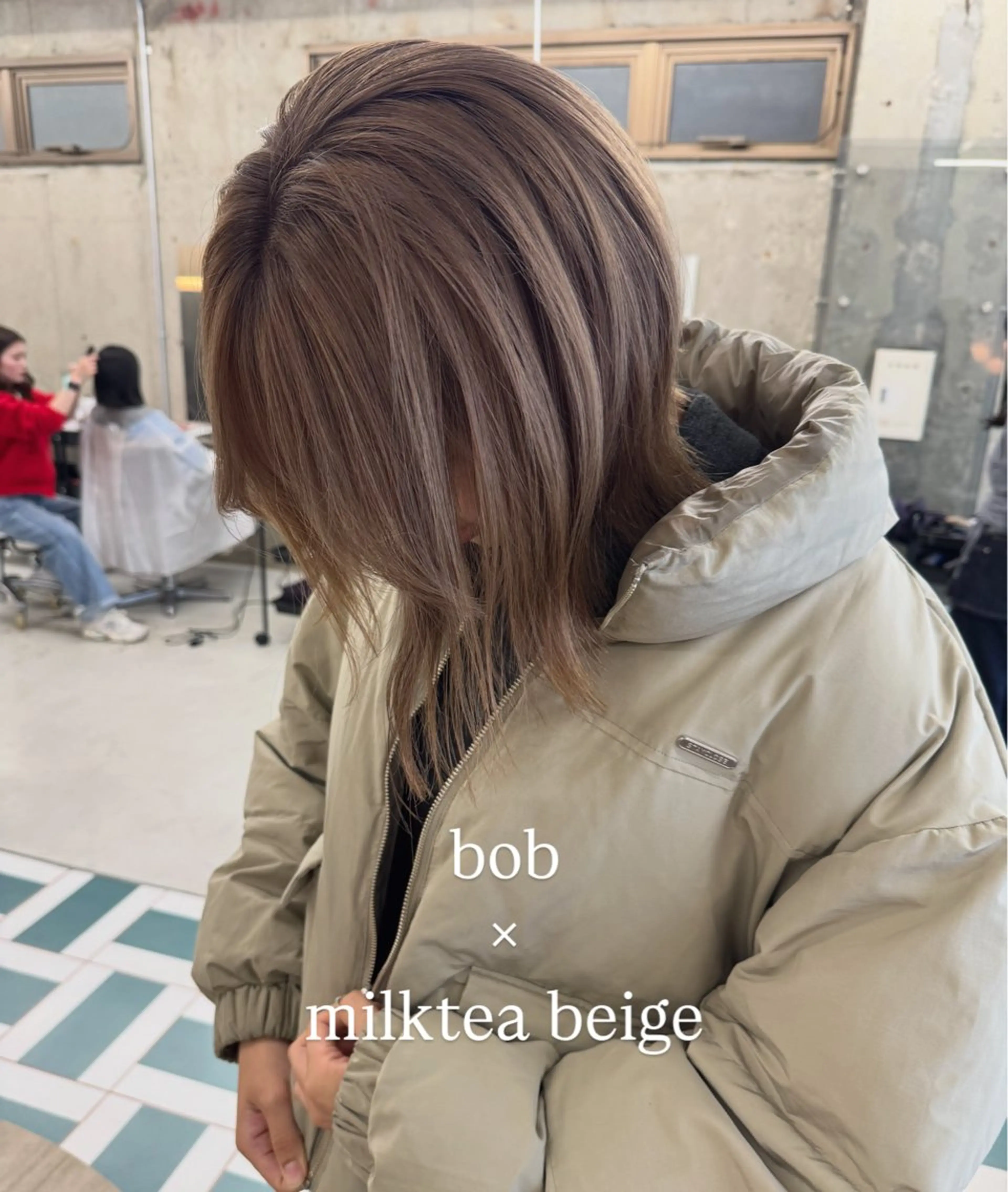 ショート カラー カット ヘアカラー トリートメント MIKU★デザイン/ 透明感カラー/ボブのヘアスタイル