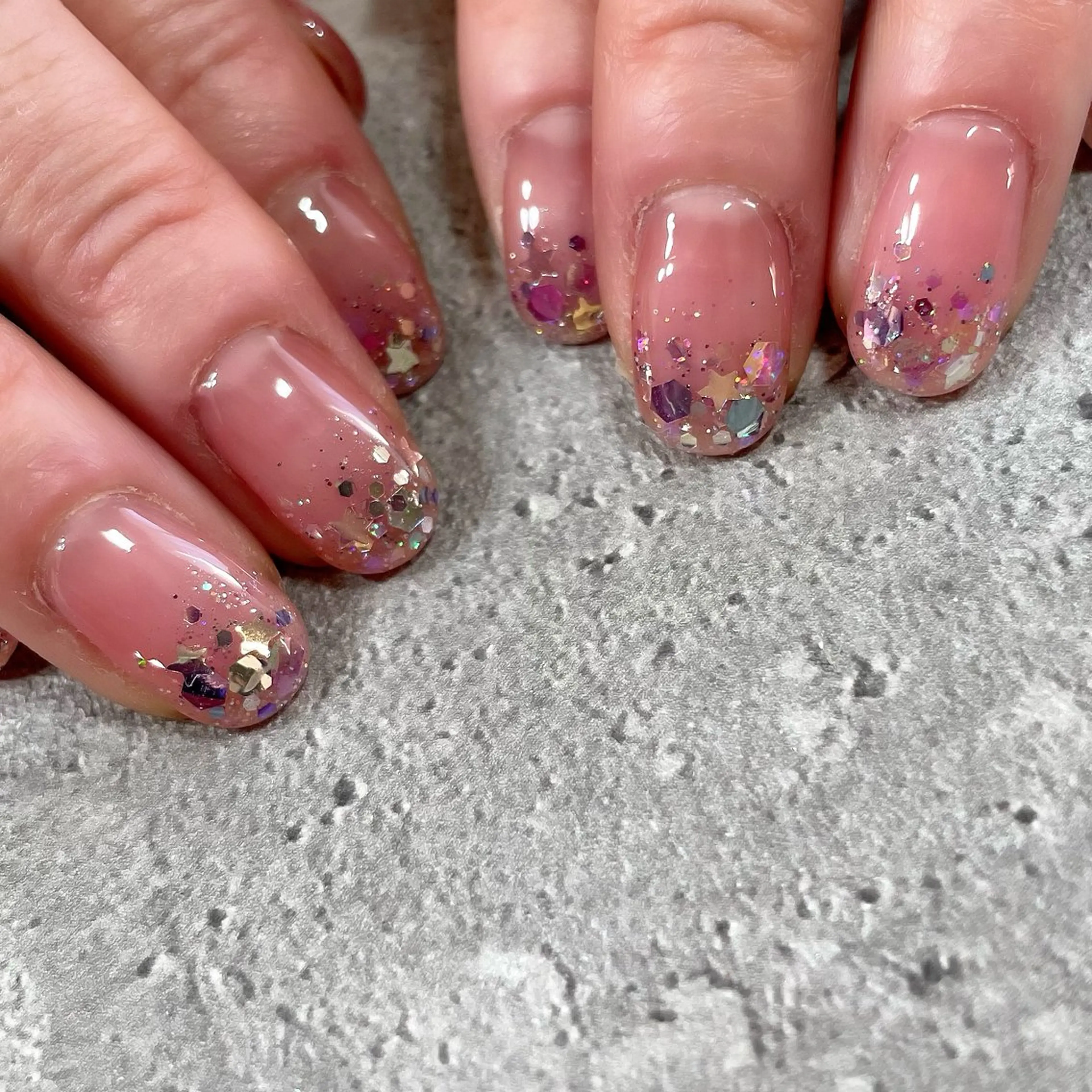 ネイル ジェルネイル シンプルネイル 東 千夏のネイルデザイン