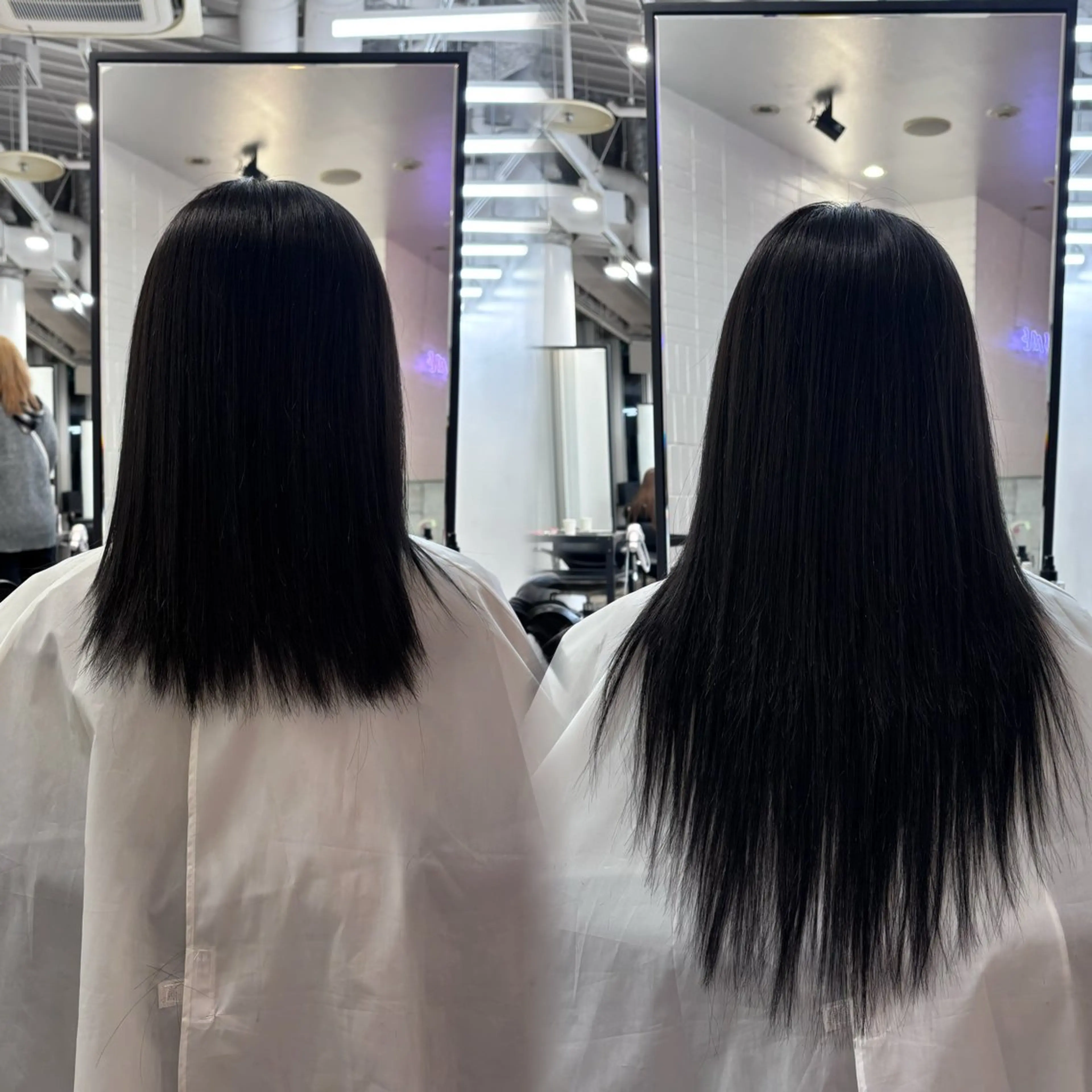 セミロング カラー ヘアアレンジ エクステ ヘアカラー エクステ ヘアセット 🎀モテ暖色× エクステ🎀あかりのヘアスタイル