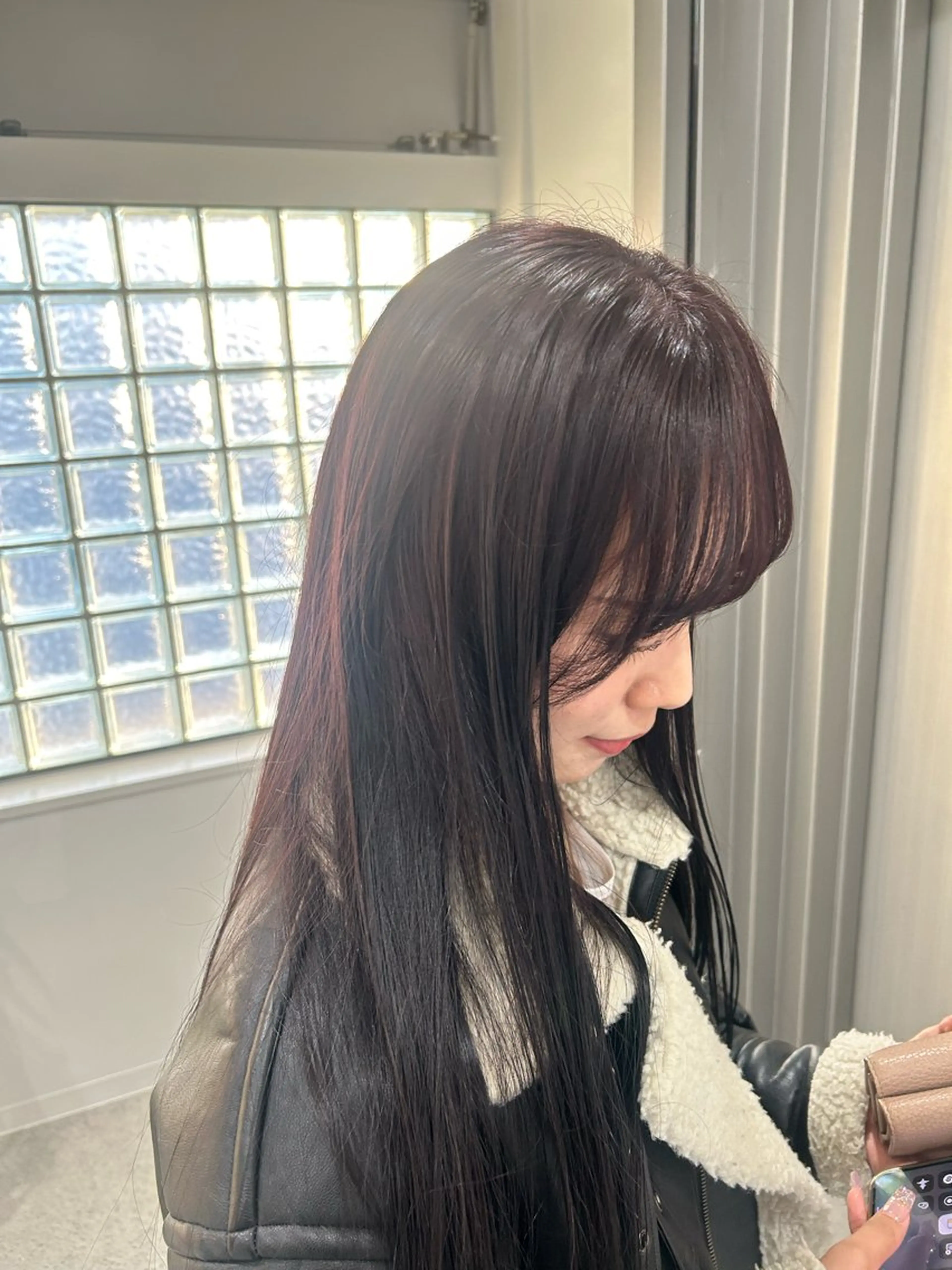 ロング カラー 愛結 暖色カラー🎀🩰のヘアスタイル