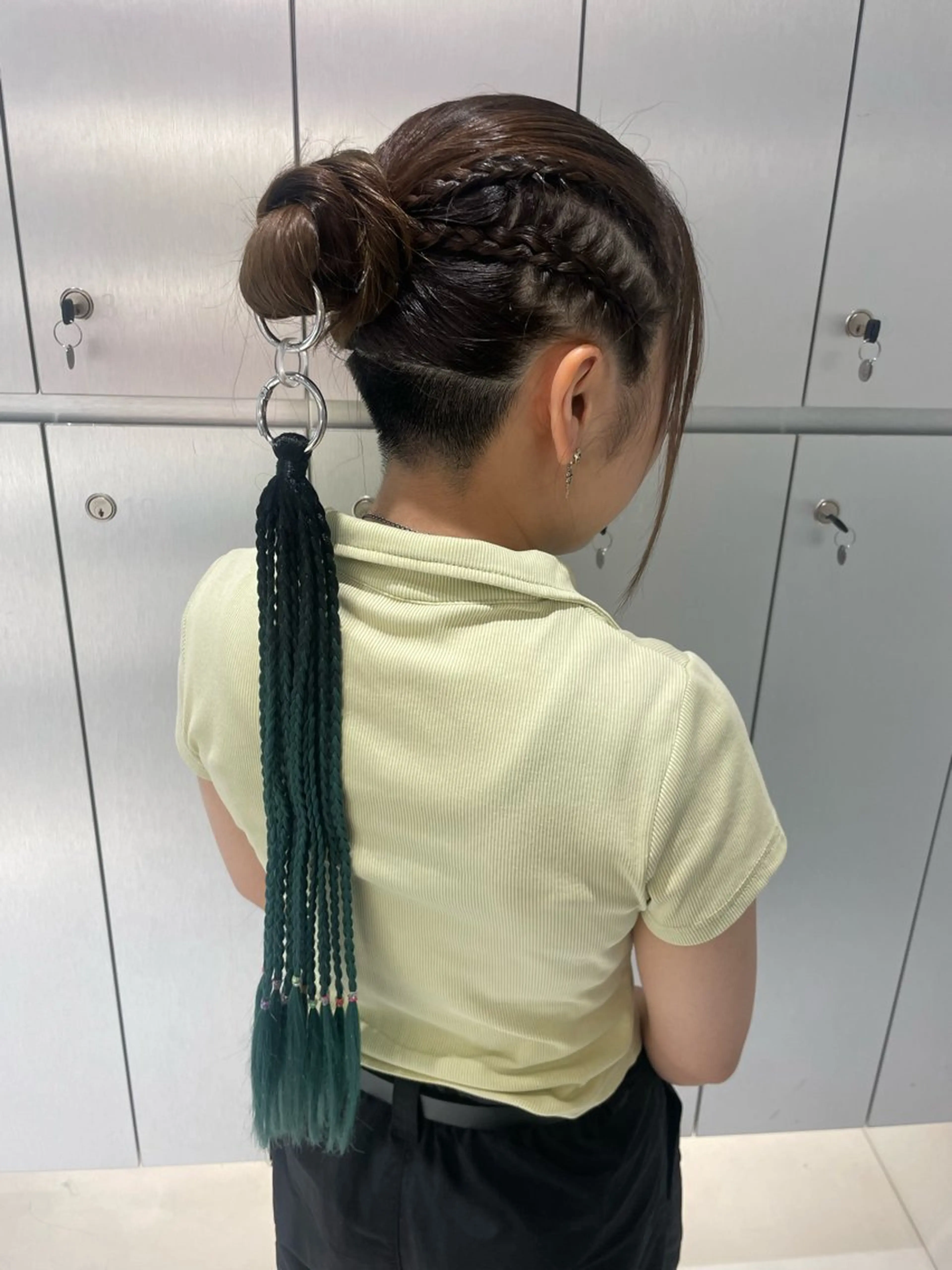 ヘアアレンジ ポニーテール 結婚式・ブライダル ヘアセット ヘアセット🎀耳つぼ 👂💎MONAMIのヘアスタイル