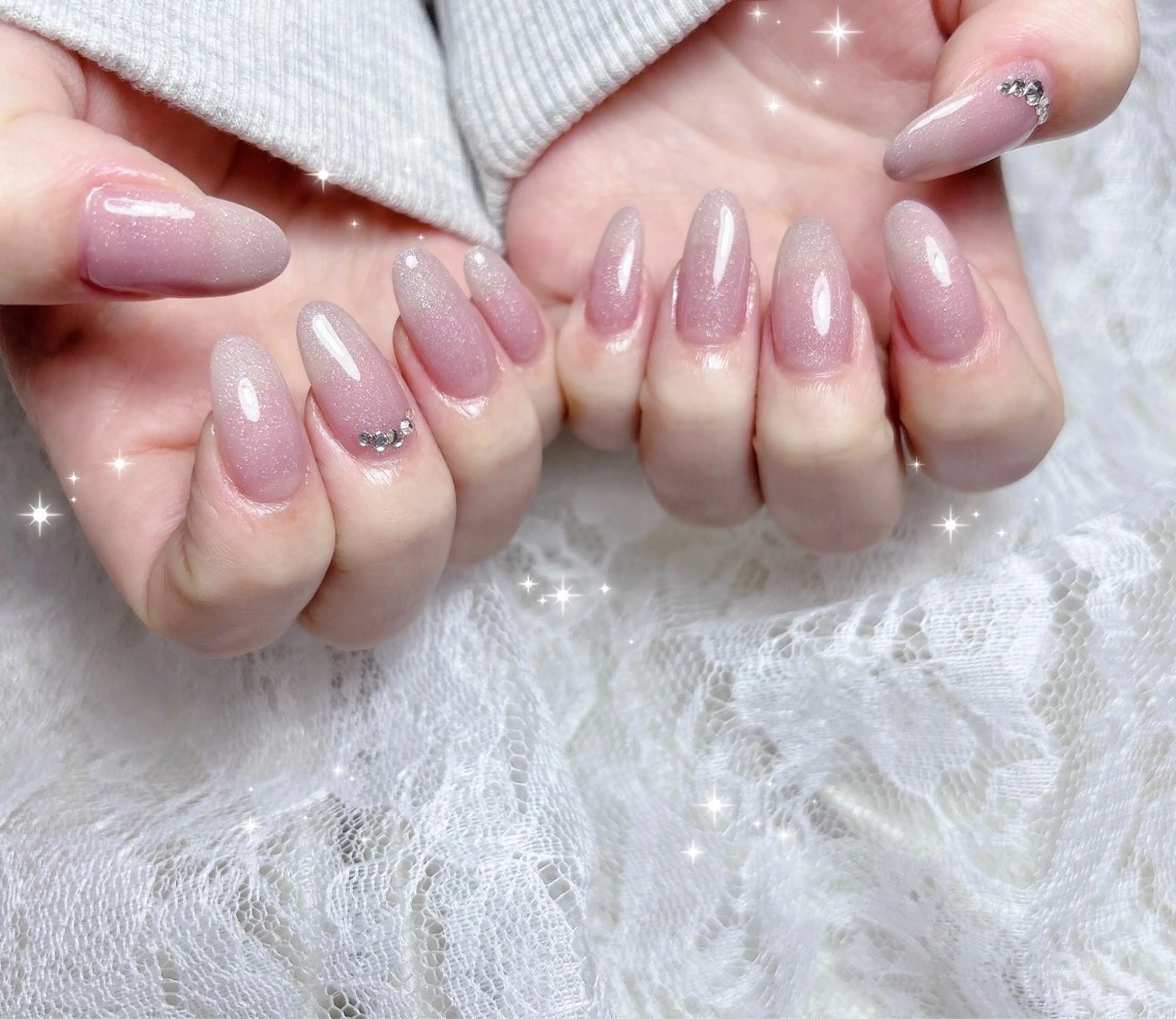 ネイル ハンドネイル FLARE NAIL フレアネイルのネイルデザイン