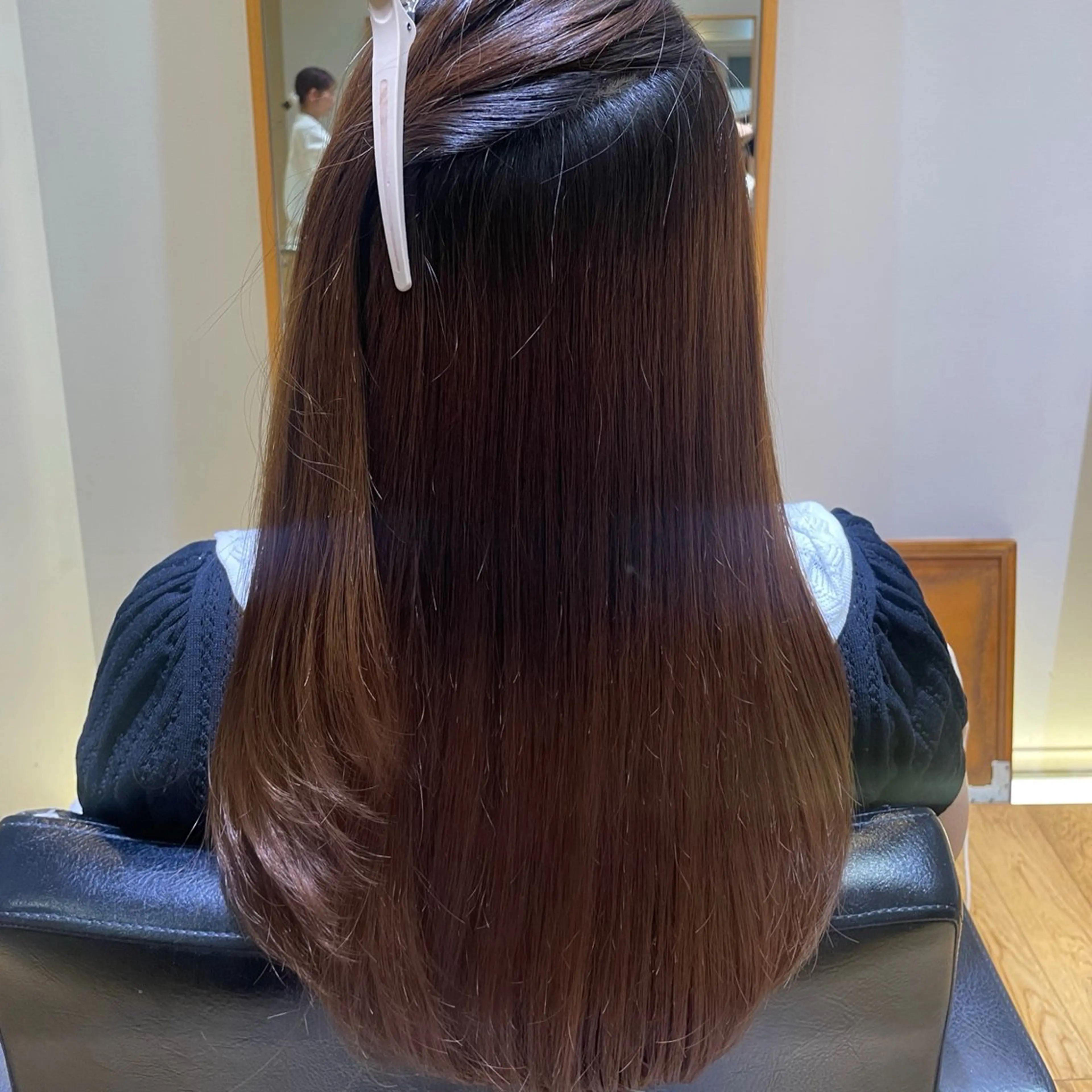 ロング パーマ 縮毛矯正 縮毛矯正 縮毛矯正/レイヤー 🌙児玉光瑠のヘアスタイル