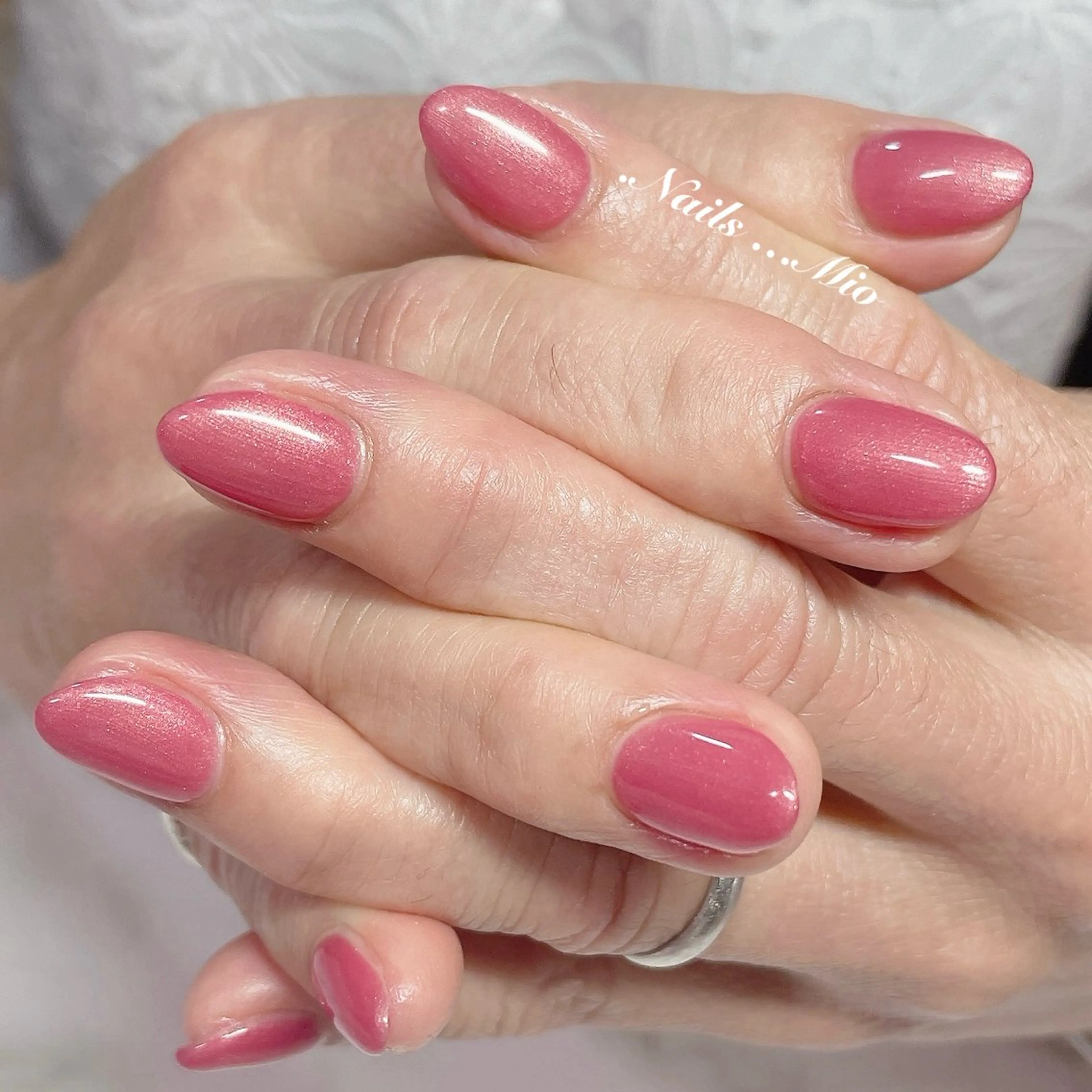 ネイル ジェルネイル ワンカラーネイル フットネイル .Nails Mio 赤羽西ネイルサロンのネイルデザイン