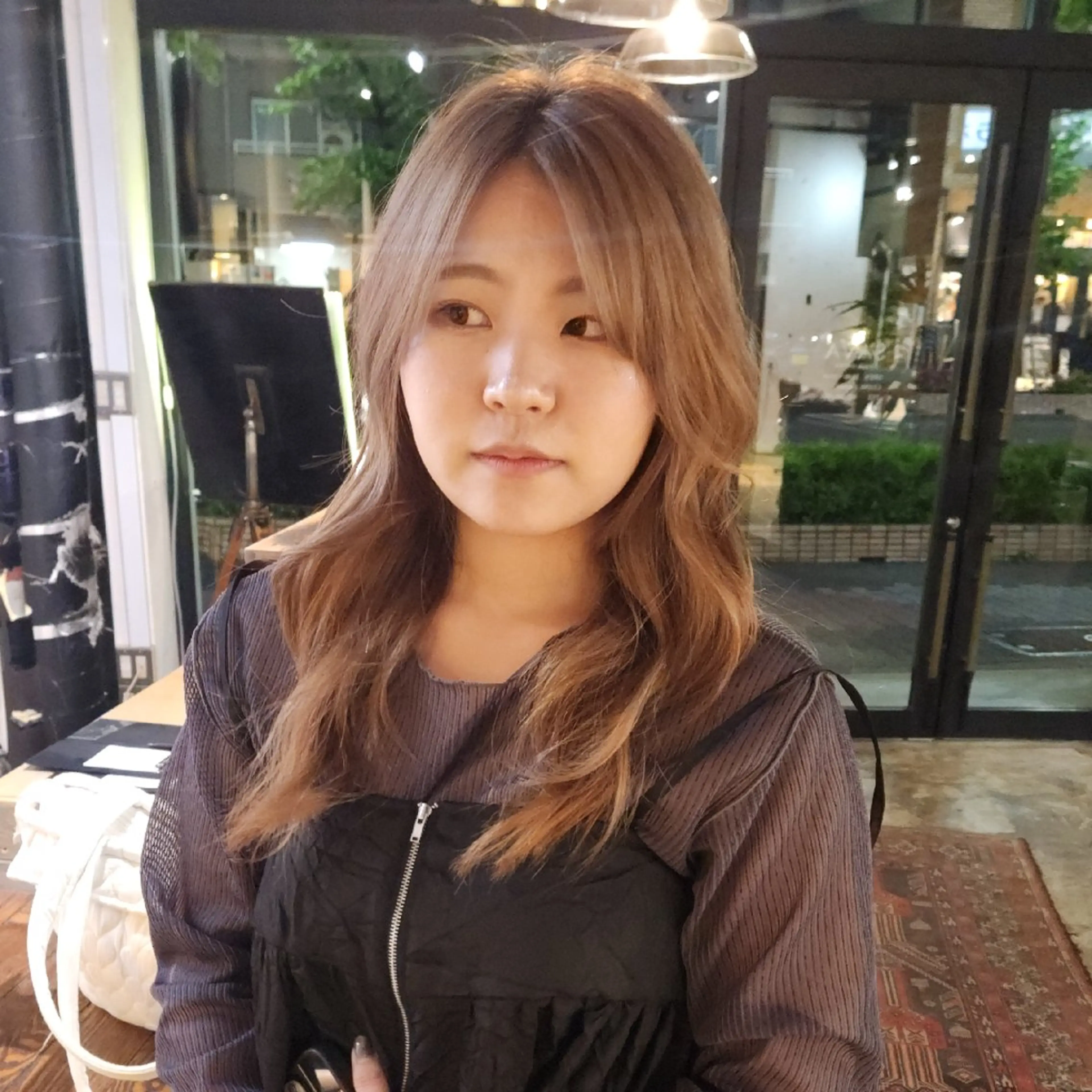 カラー ロング ハヤシ マユ ✂ 府中美容室のヘアスタイル