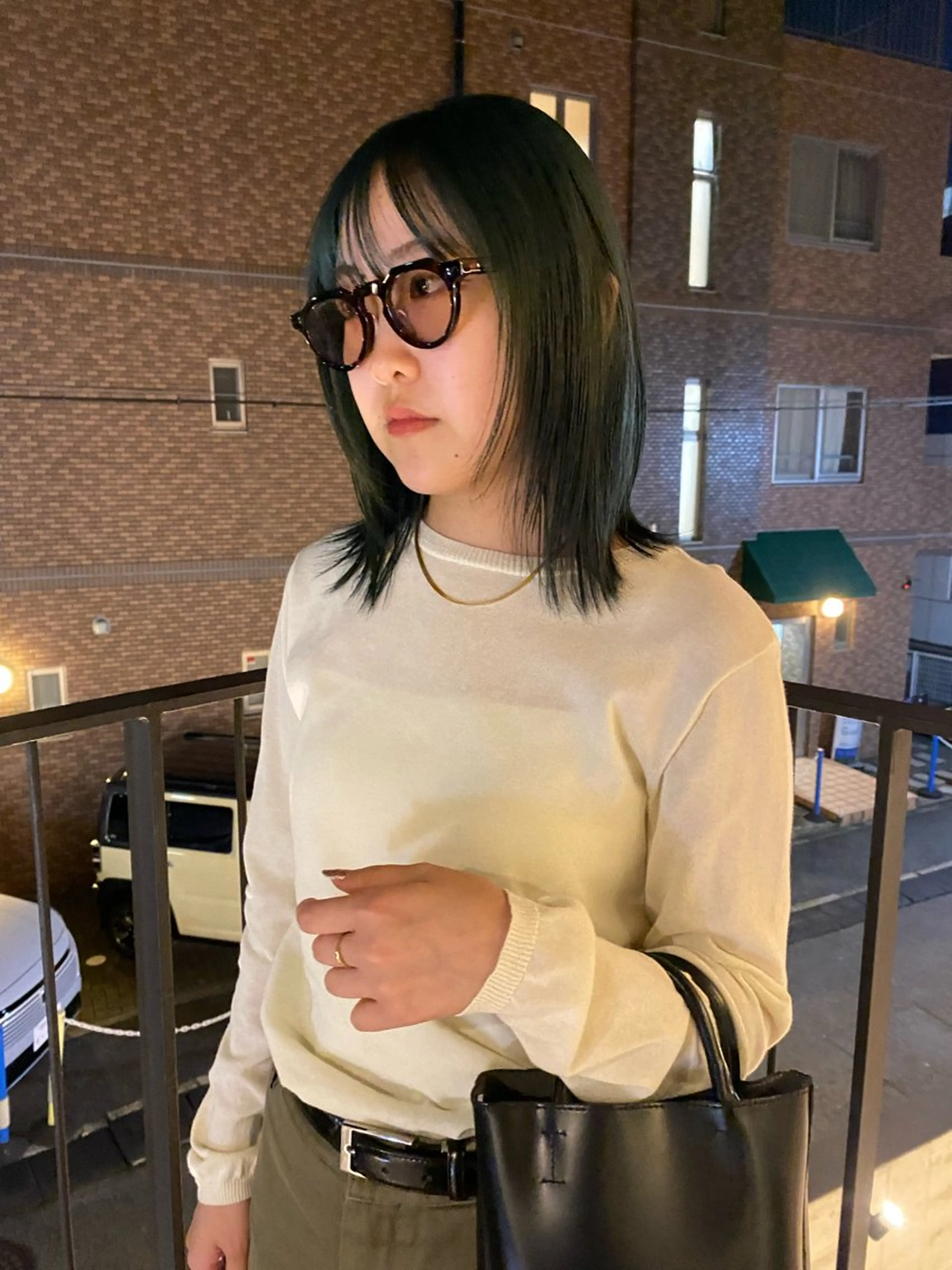 ミディアム ヘアカラー トリートメント YUUKI/ウルフ .ハイレイヤーのヘアスタイル