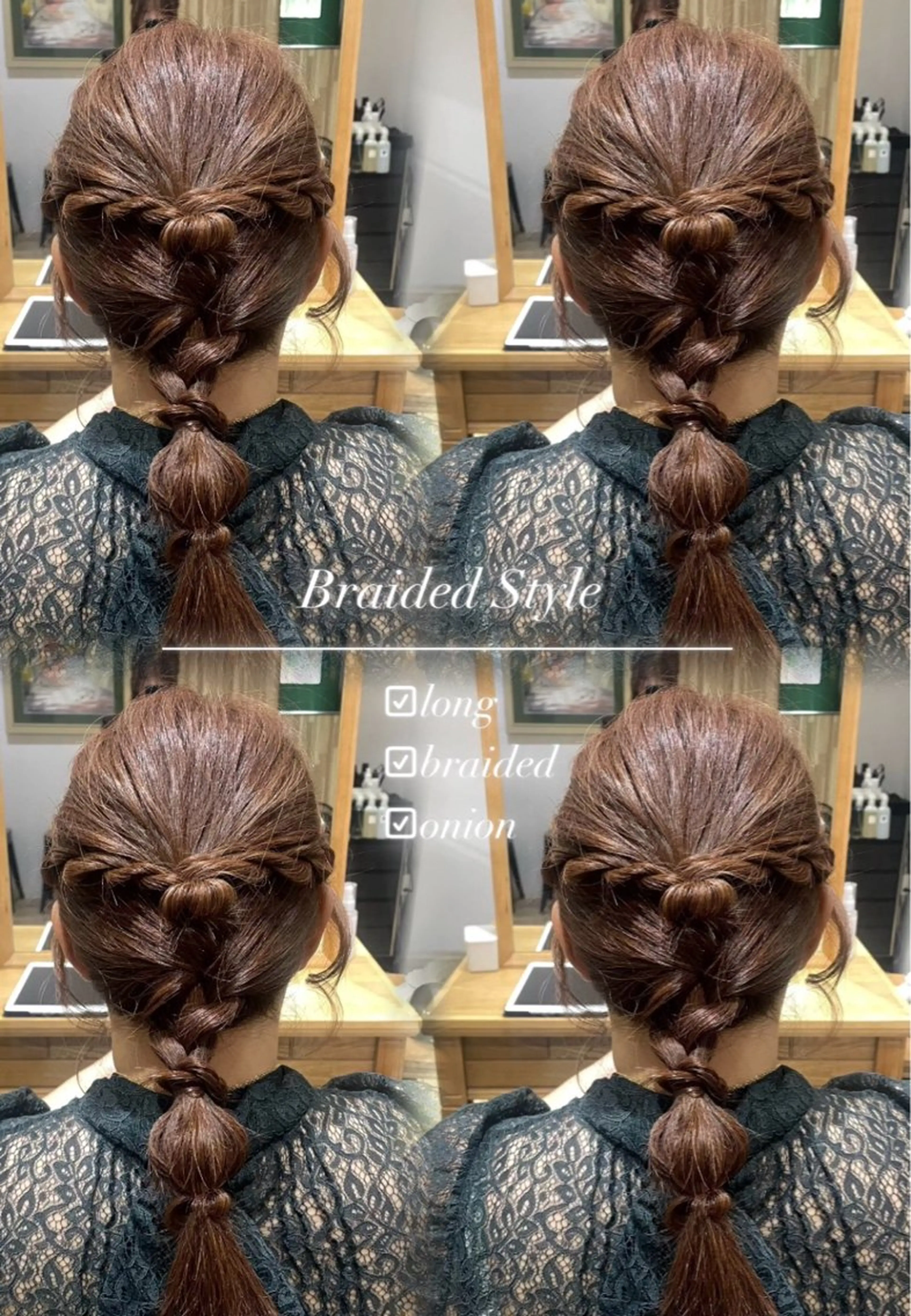 ロング 玉ねぎヘアー ヘアセット 🖤keina🖤 詳細必読:*･のヘアスタイル