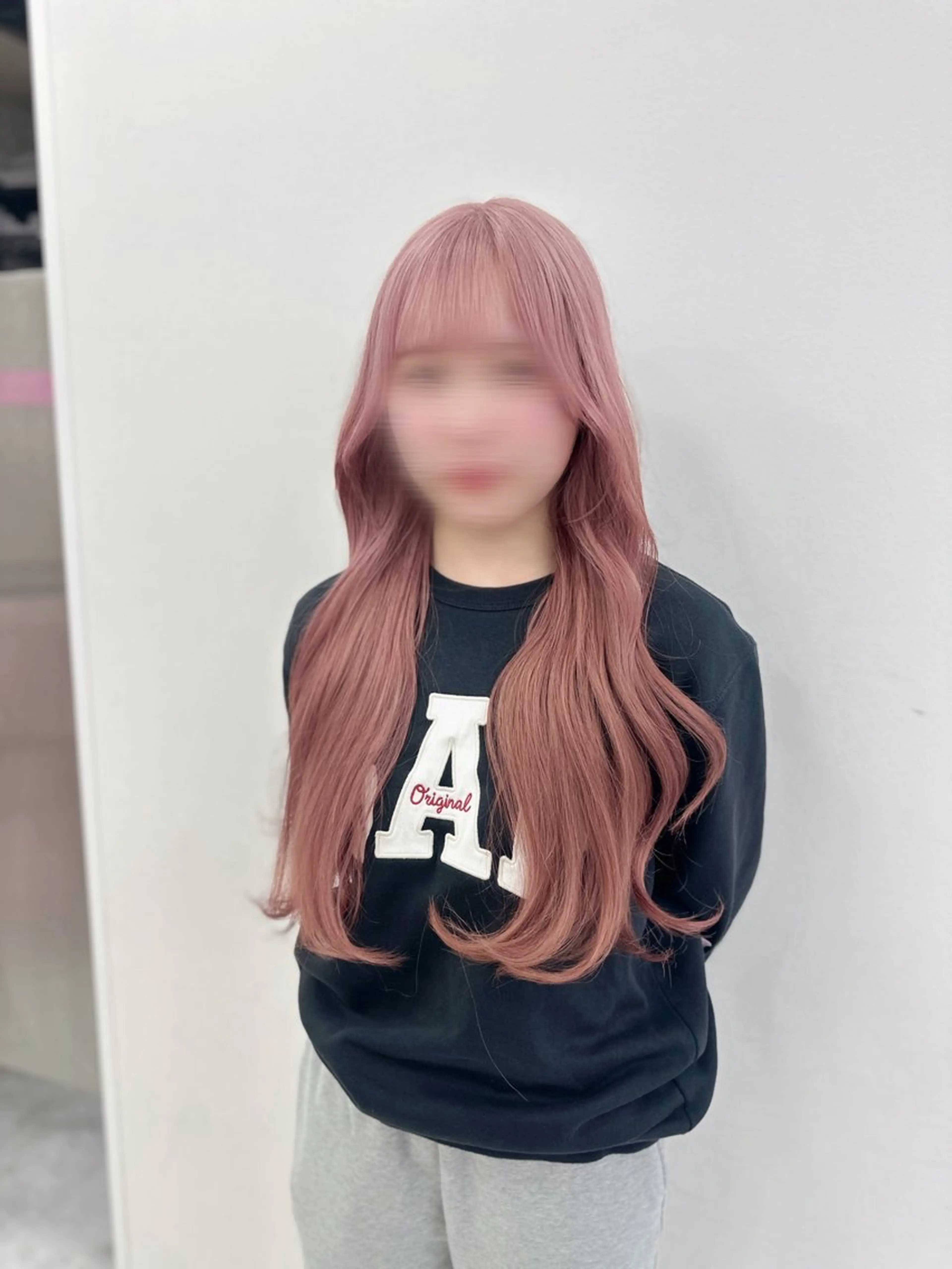 ロング カラー パーマ ヘアアレンジ メンズ キッズ ♥️韓国ヘア レイヤー♥️ゆりのヘアスタイル