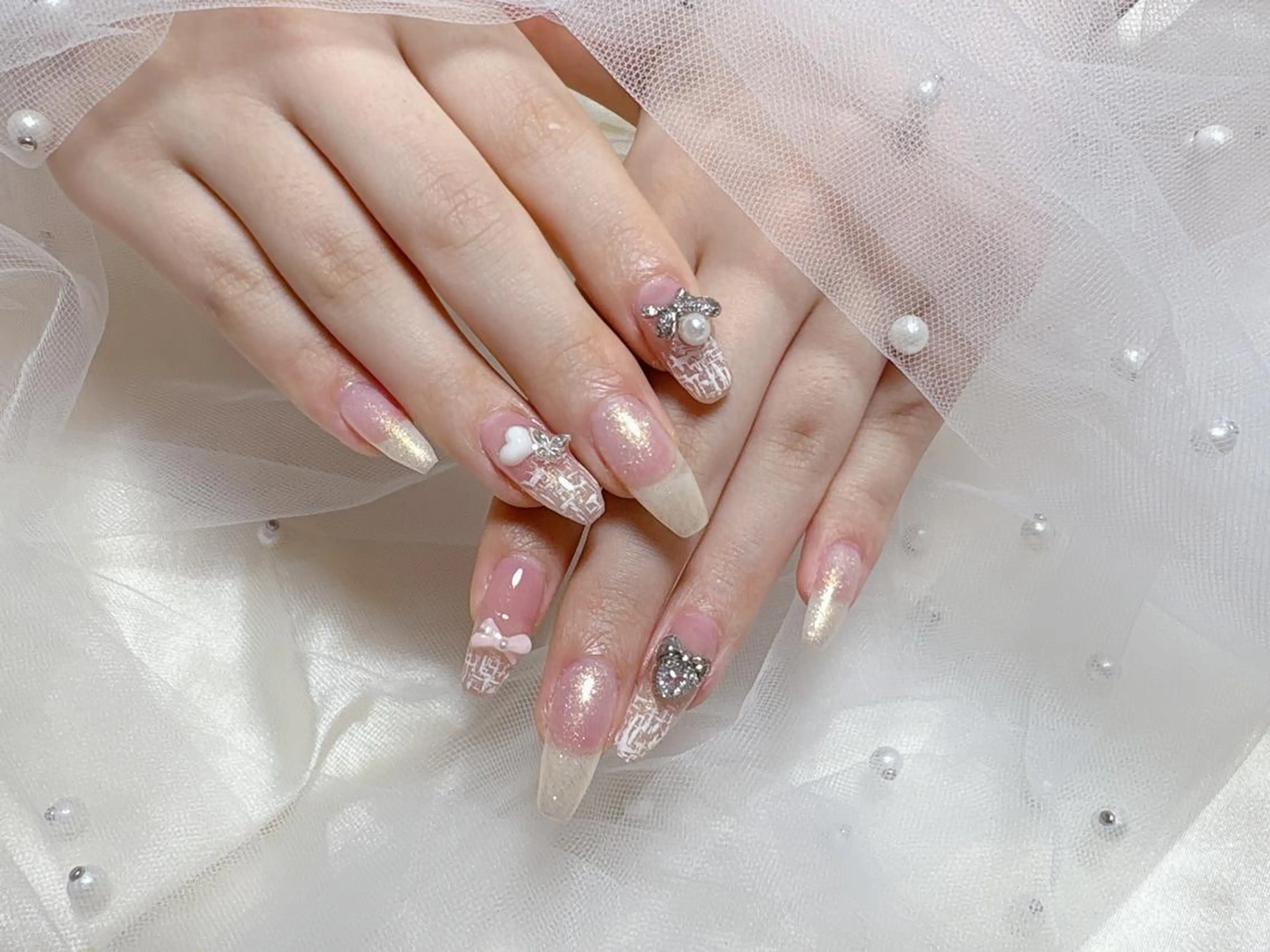 ネイル ハンドネイル ハンドケア 🎀長さだし船橋🎀 ネイルサロンのネイルデザイン